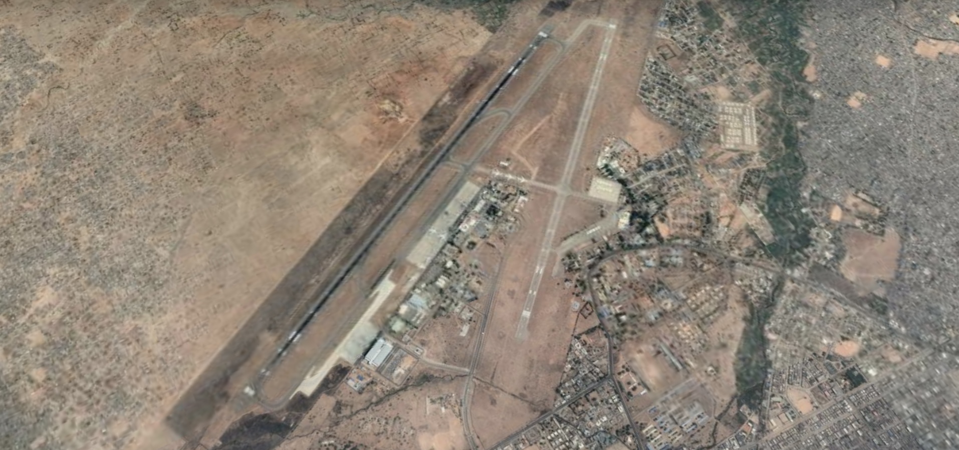Overview angle of Aminu International Airport