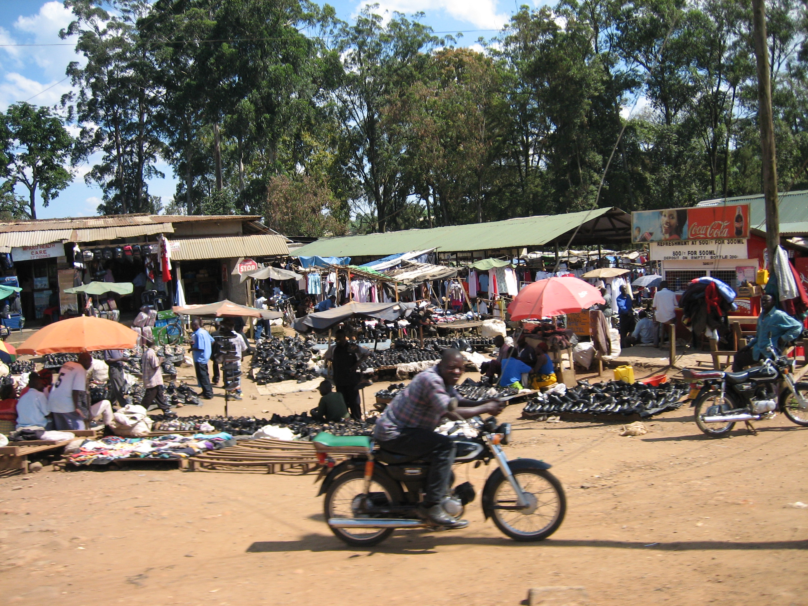 Mpanga market in Fort Portal, District of Kabarole, Uganda