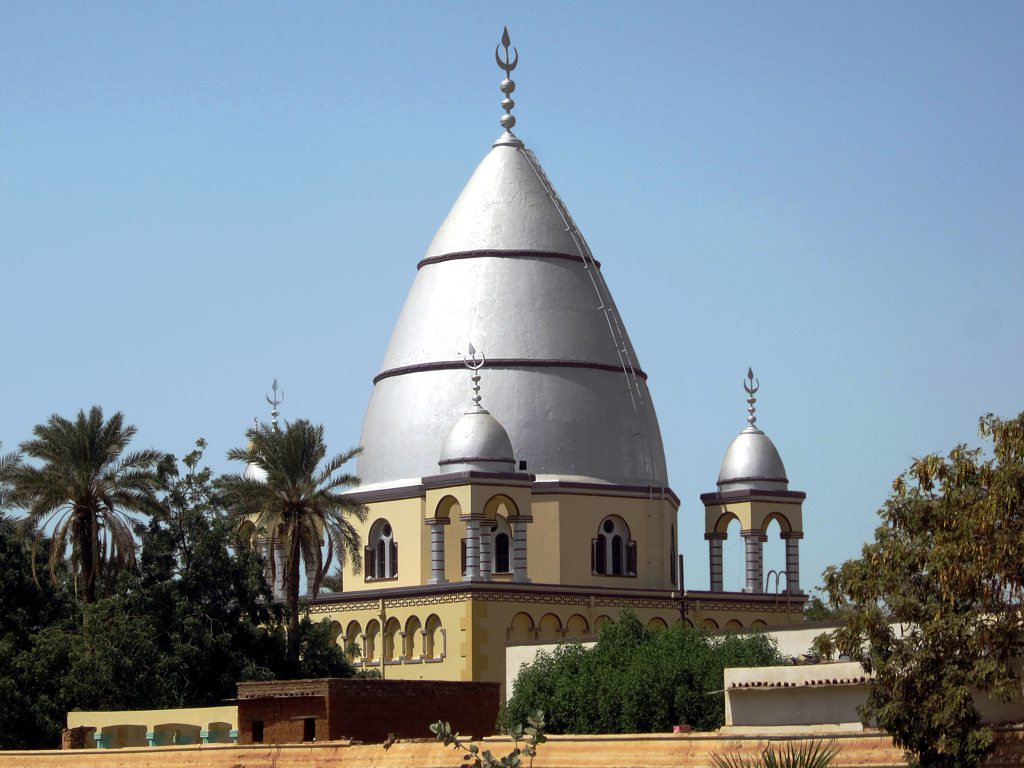 The Mahdi, a Sudanese religious and military leader who defeated the English in 1885, is buried in this tomb at Omdurman. The British blew up the original mausoleum when they retook Khartoum in 1898 but it was rebuilt in 1947.
