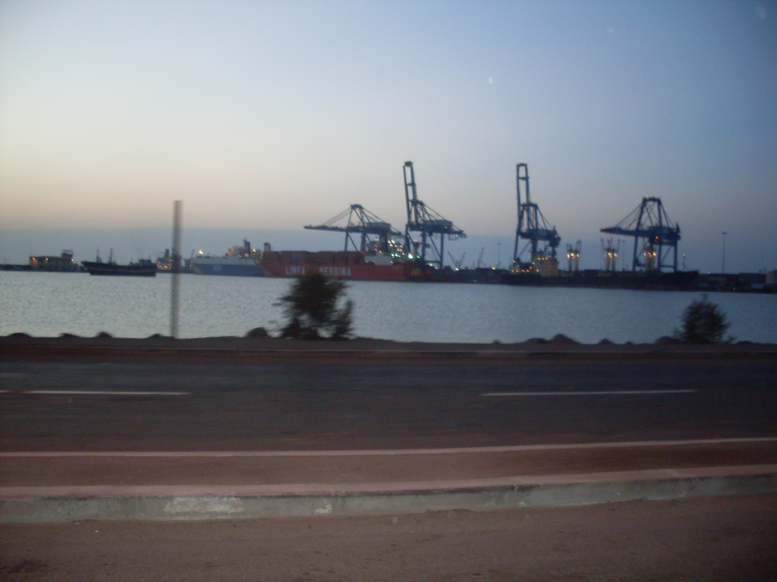 The International Port of Djibouti (Port Internationale de Djibouti) in Djibouti City.