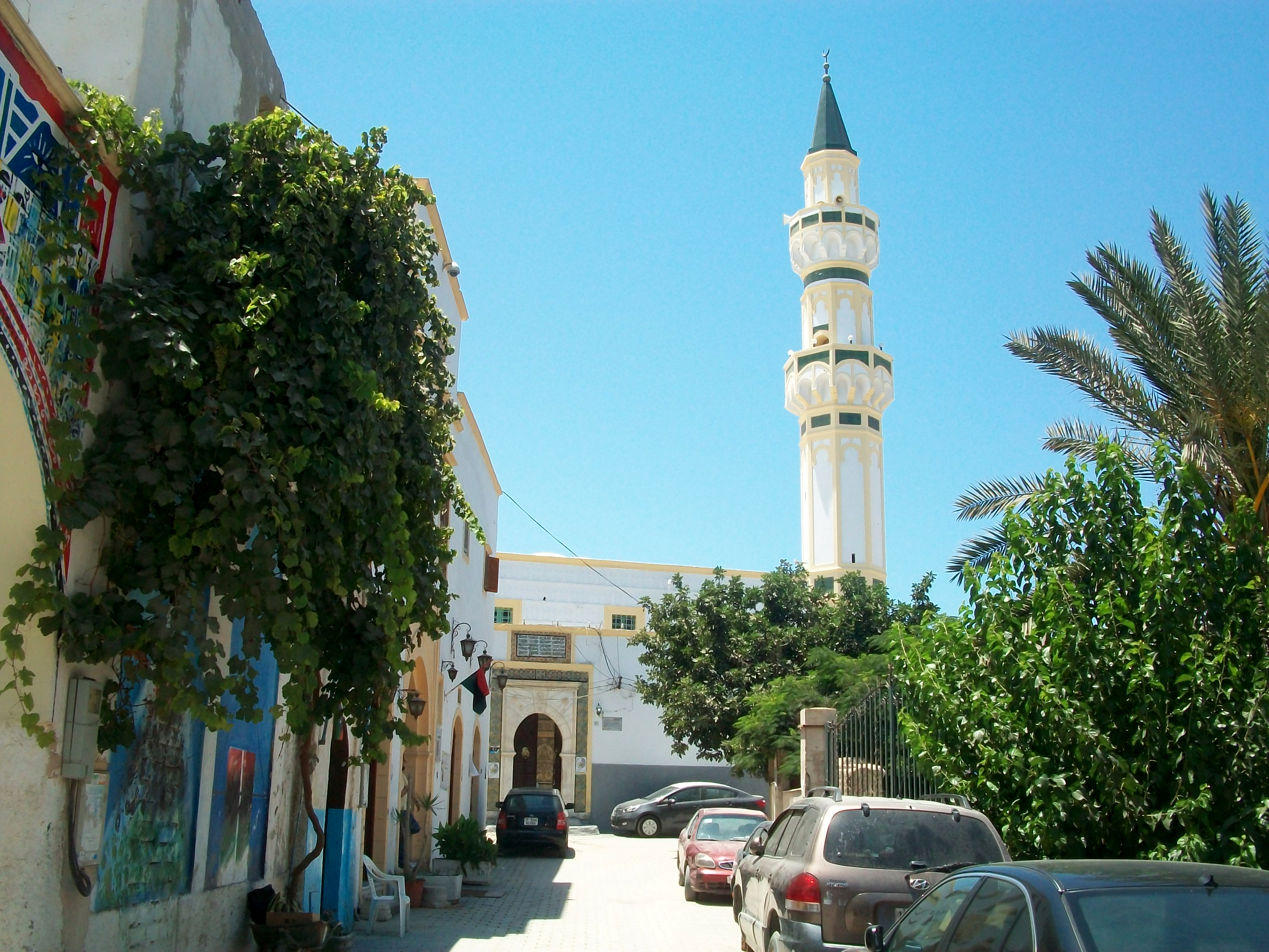 The exterior of the Gurgi Mosque — in the medina of Libya's capital Tripoli.
