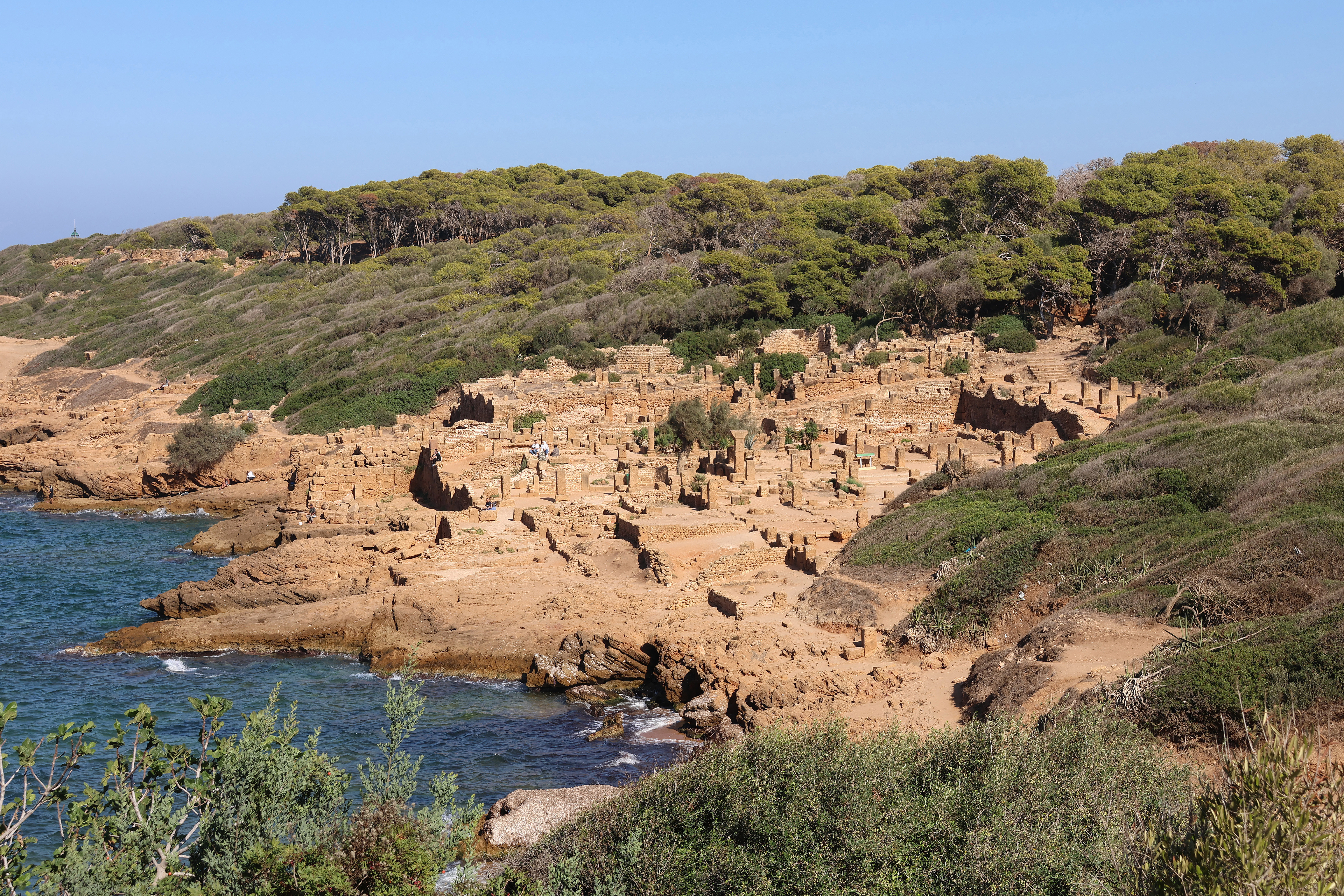 View of Roman site of Tipasa, Algeria