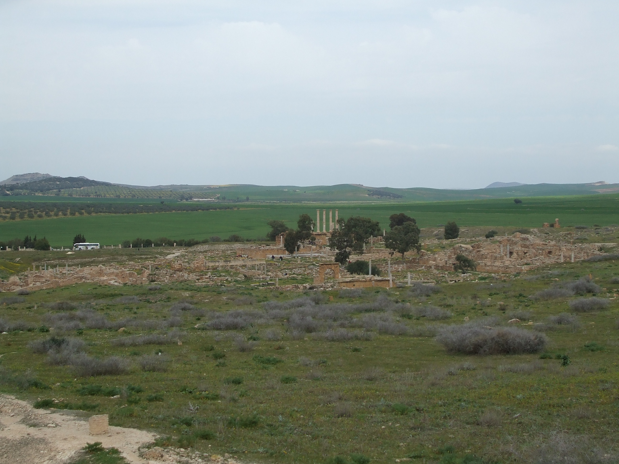 Thuburbo Majus - panoramic view