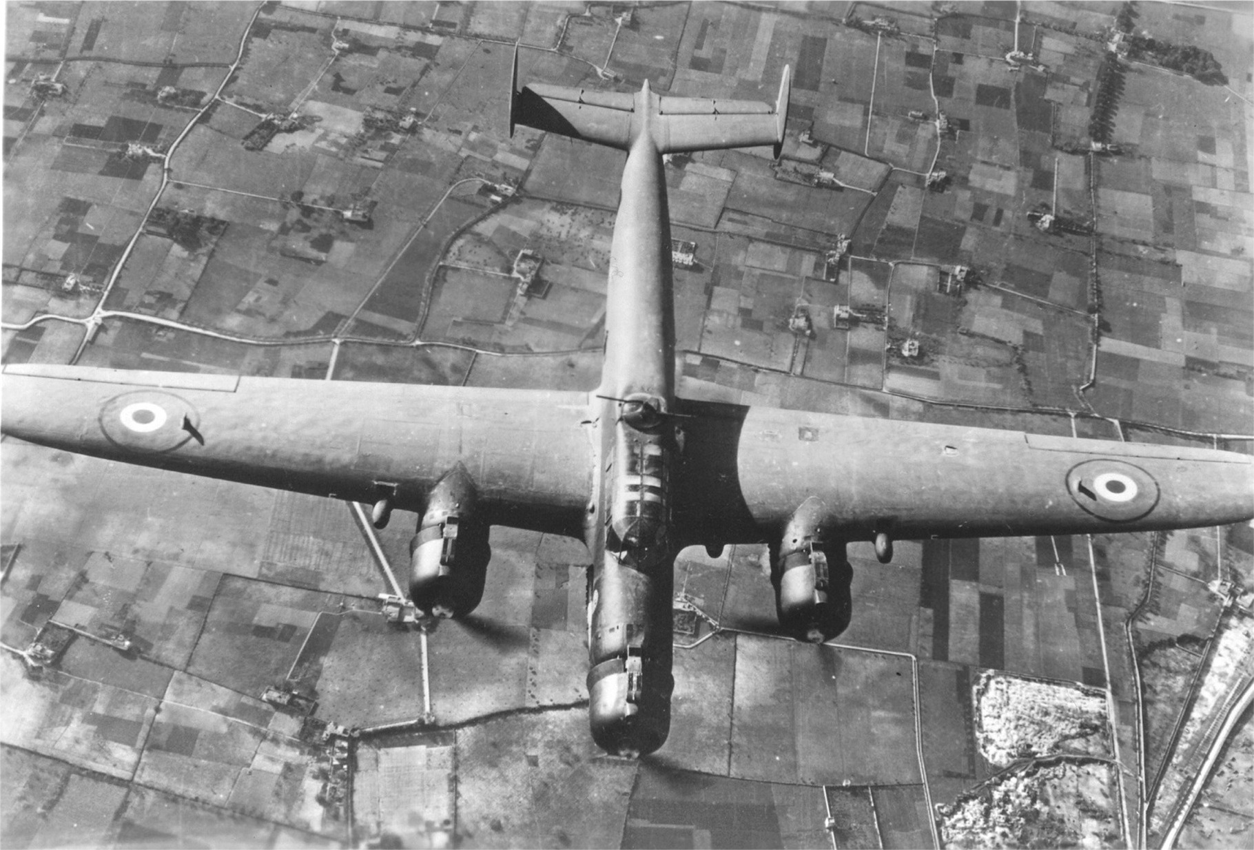 A CANT Z.1007 bis bomber of the Italian Co-Belligerant Air Force photographed over Southern Italy in late 1944.