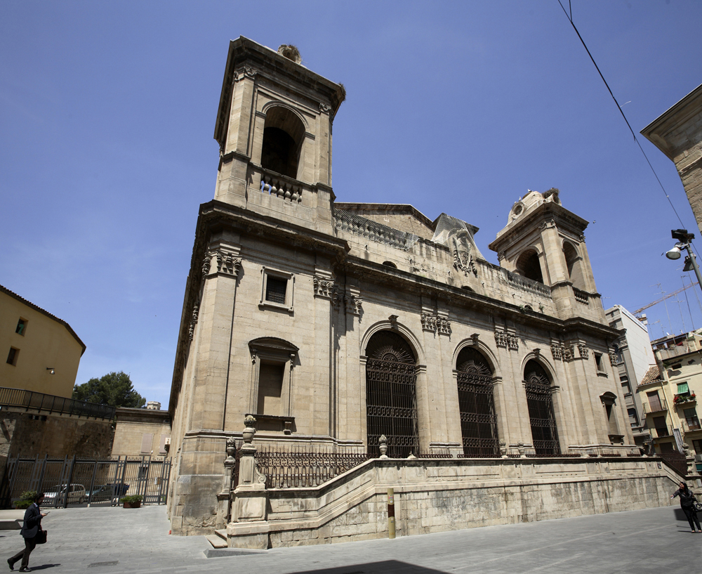 Spain. Catalunya, Lleida. Lleida. Seu Nova. New cathedral (Seu Nova). Exterior. Façade. Classicism. 1761 - 1781.
