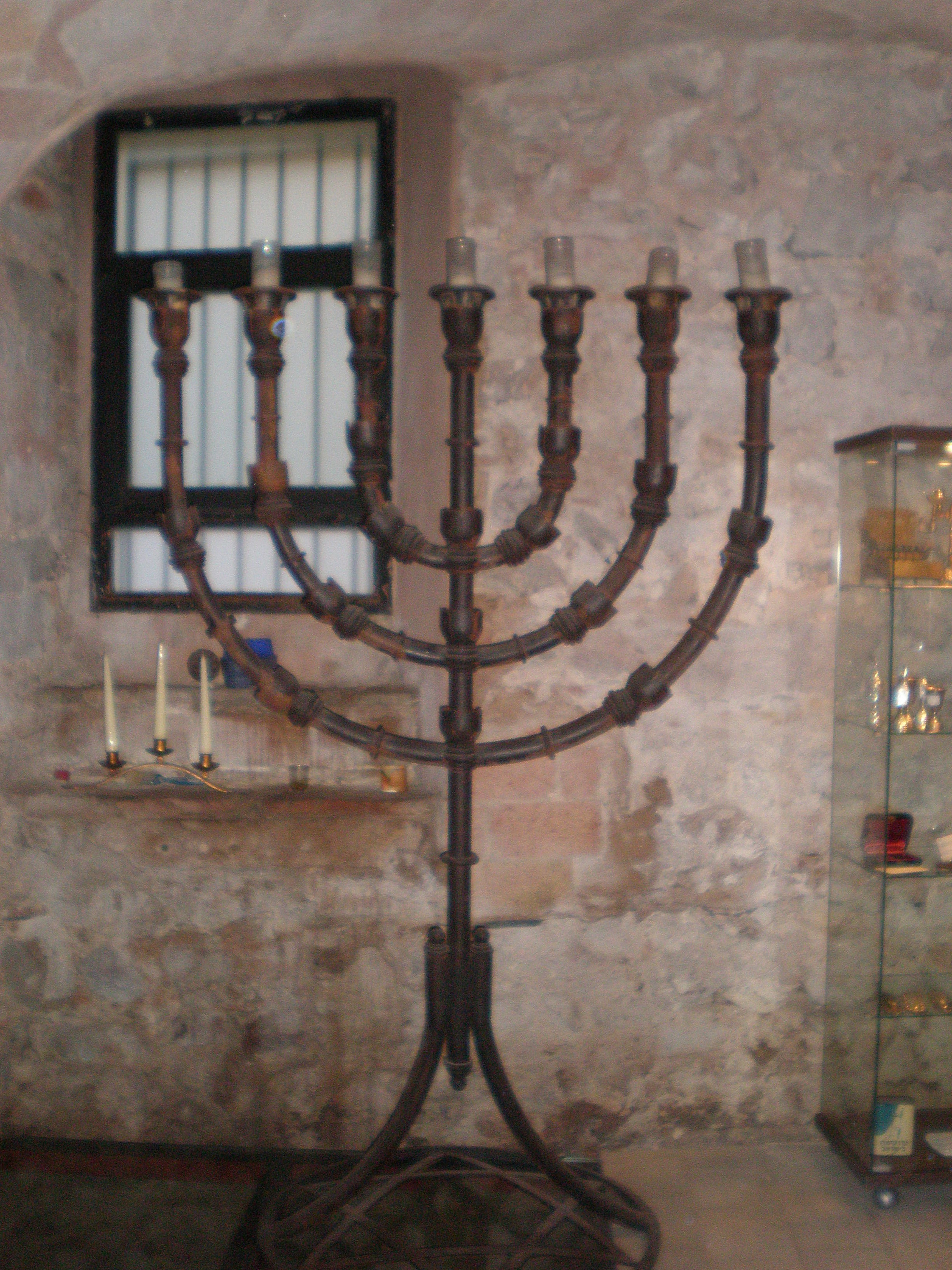Menorah from the Main Synagogue of Barcelona