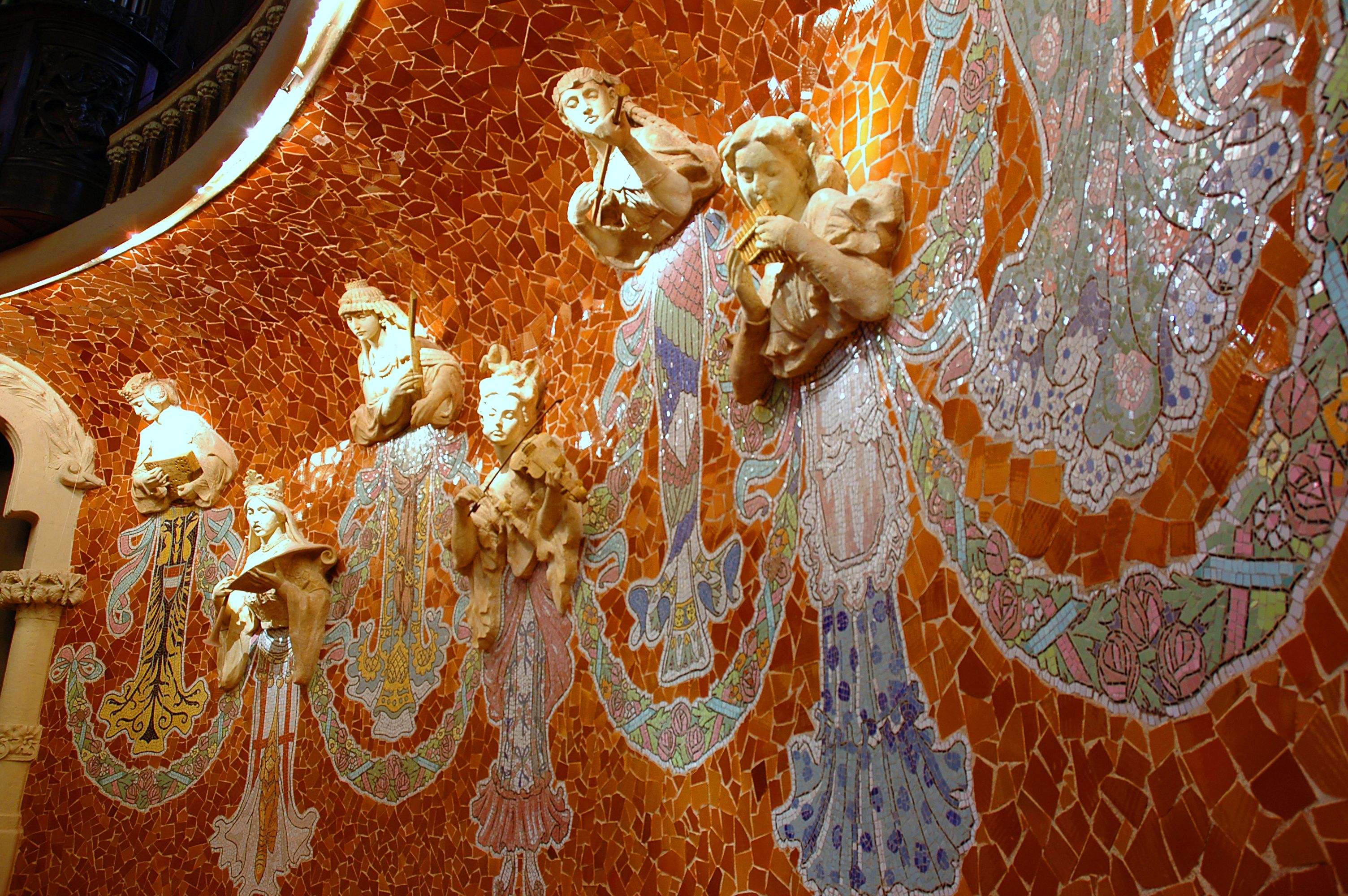 Palau de la Música - Escultures d'Eusebi Arnau