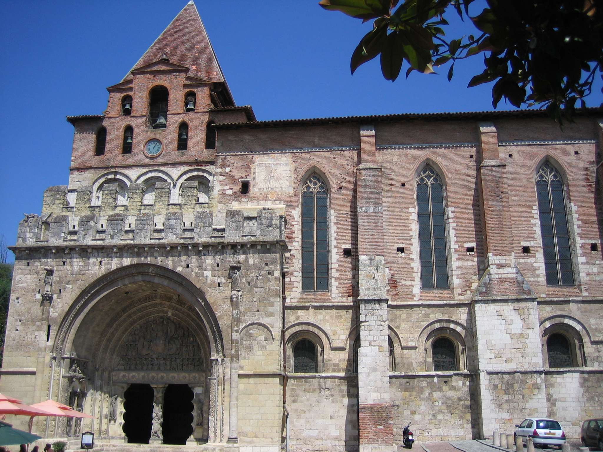 Moissac, Abbey seen from the South