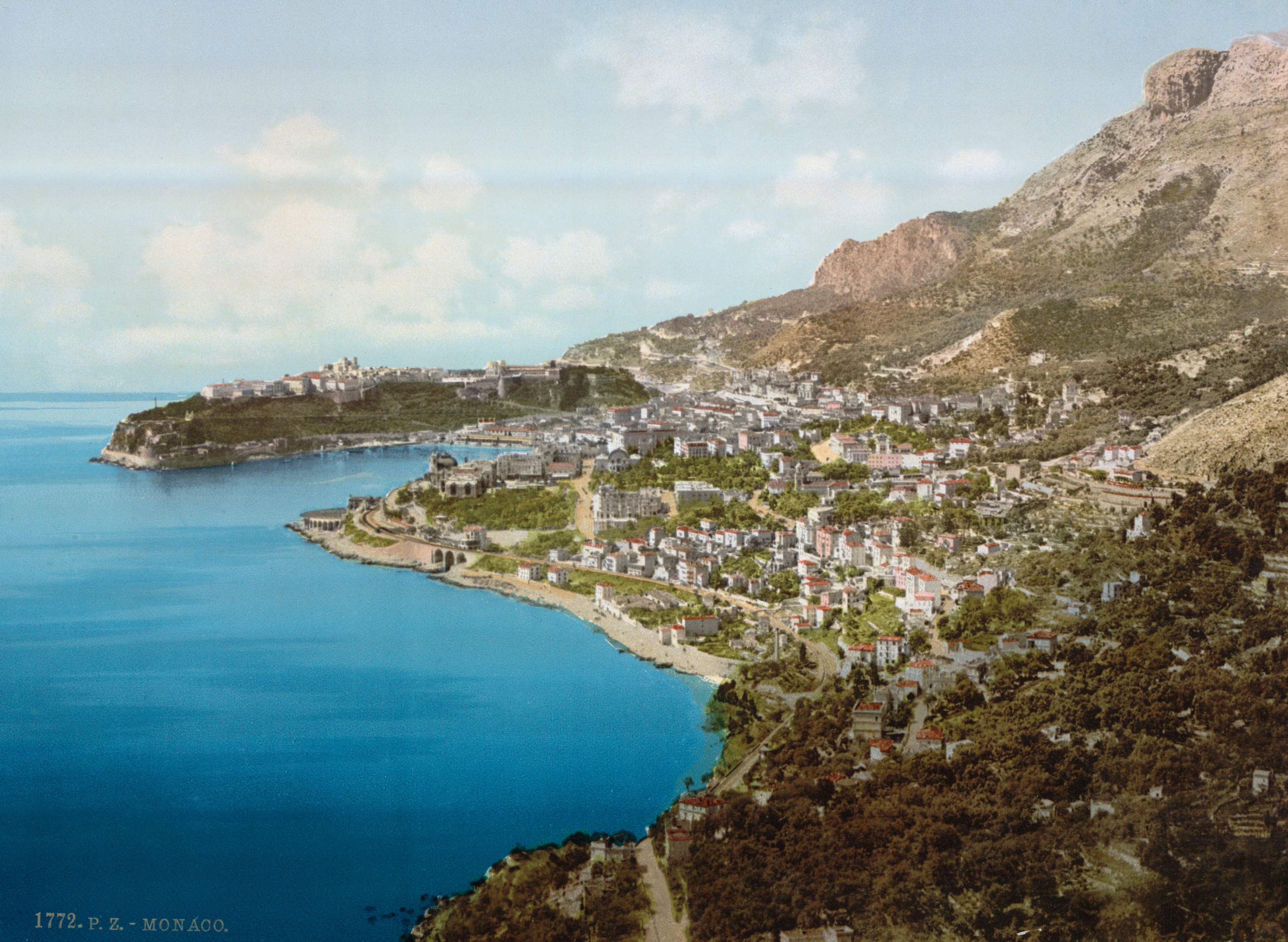 Monaco um 1900.
