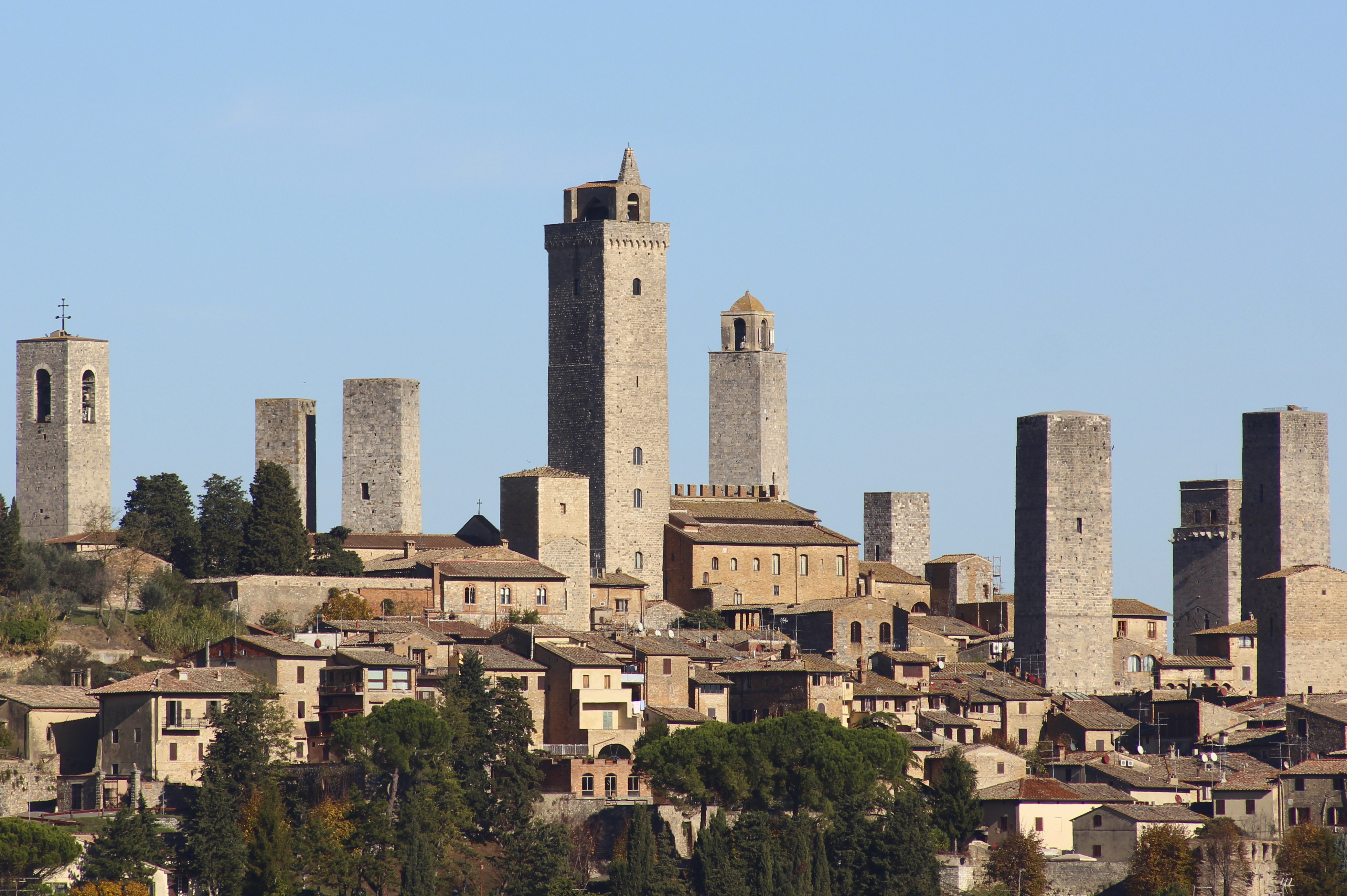 Panorama of San Gimignano, Province of Siena, Tuscany, Italy