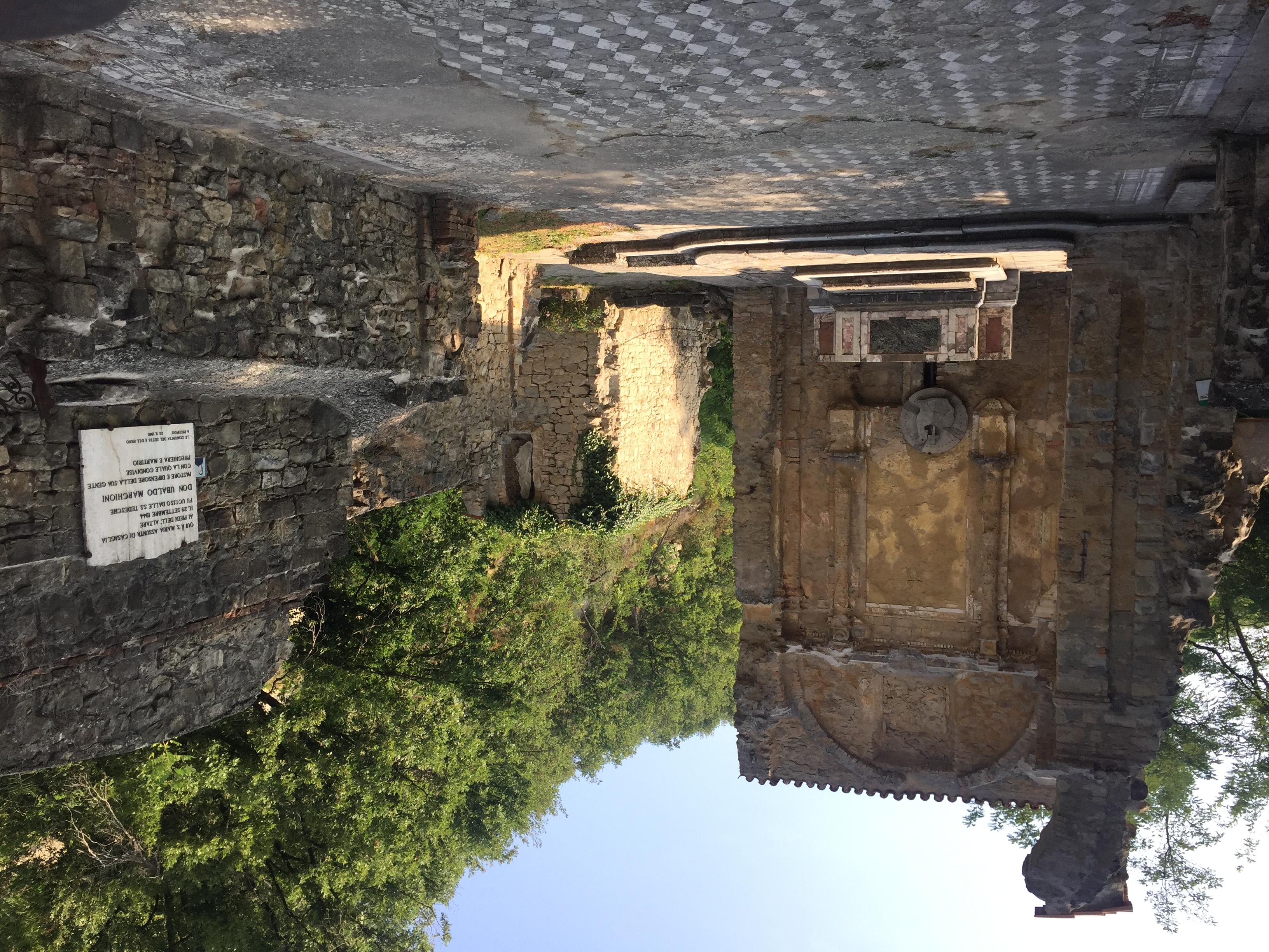 Church of S. Maria Assunta di Casaglia and memorial to Don Ubaldo Marchioni, Bologna, Italy