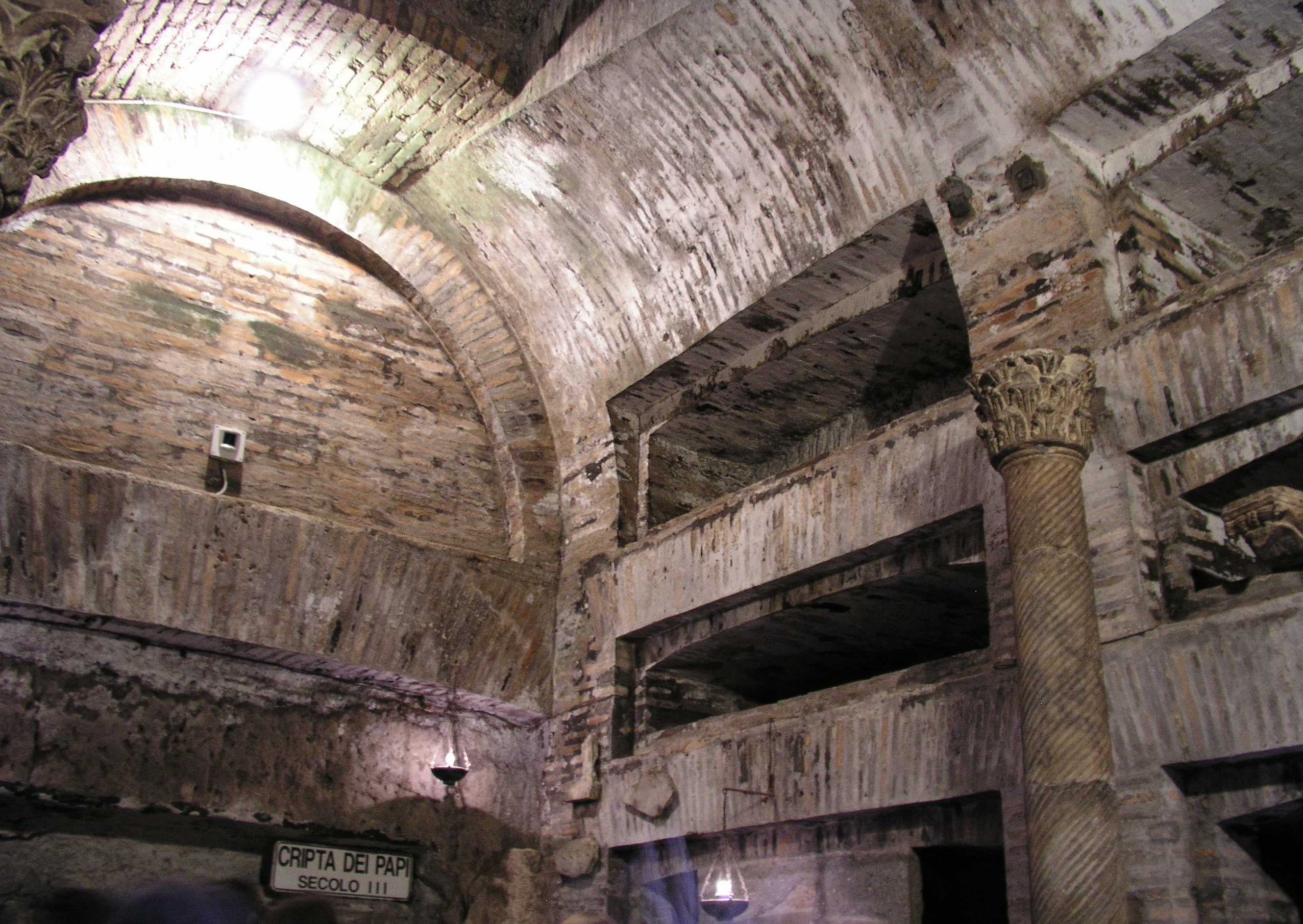 Rome, Catacomb(s) of Callixtus, The Crypt of the Popes