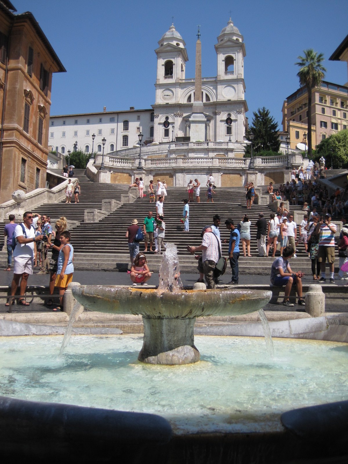 Fontana della Barcaccia - Trinità dei Monti - Piazza di Spagna - Rome