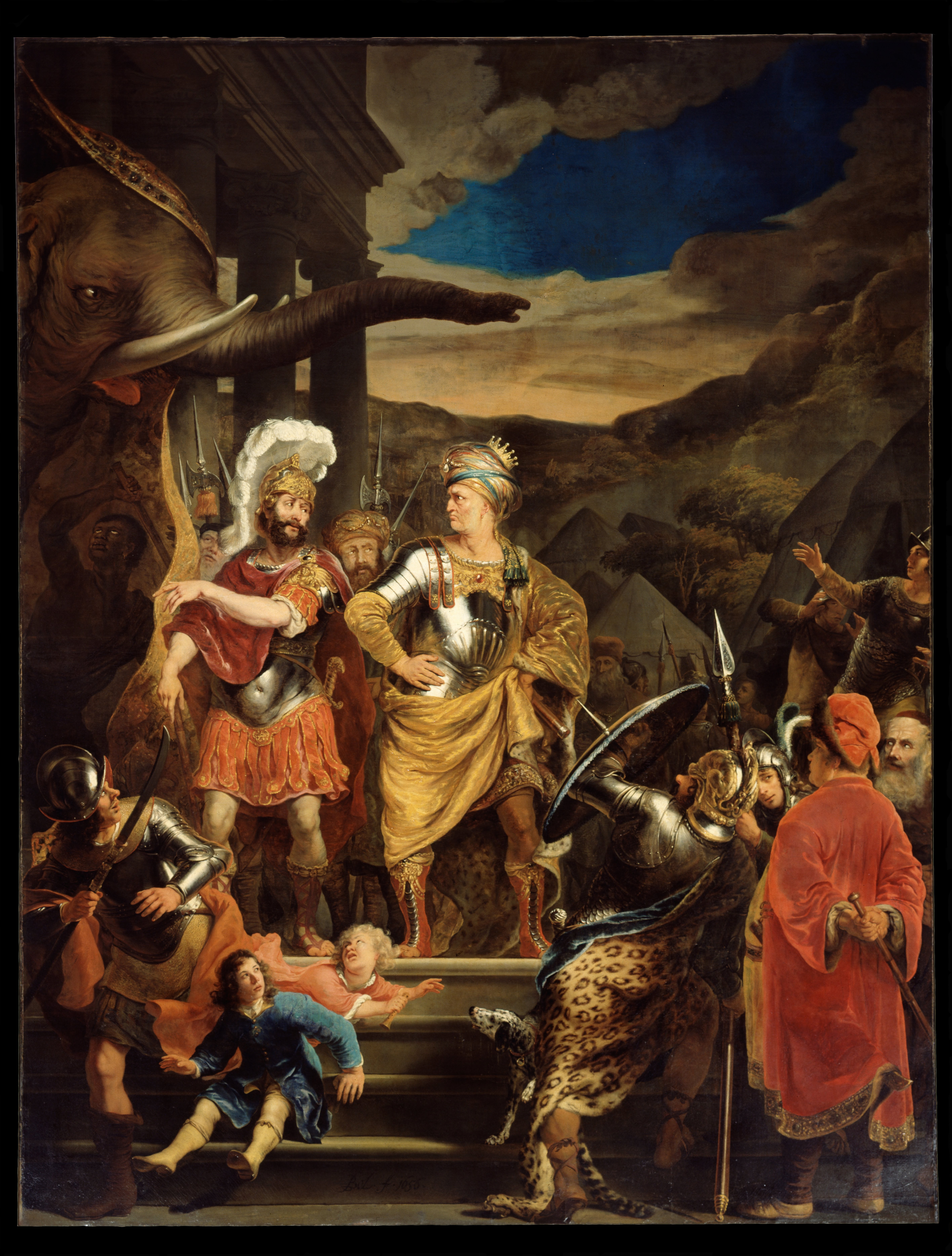 Ferdinand Bol - Fabritius and Pyrrhus - Google Art Project.jpg
