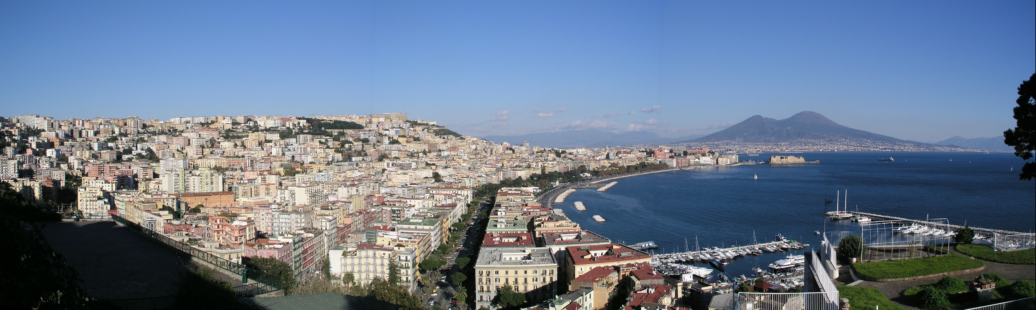 Naples, Italy, panorama.