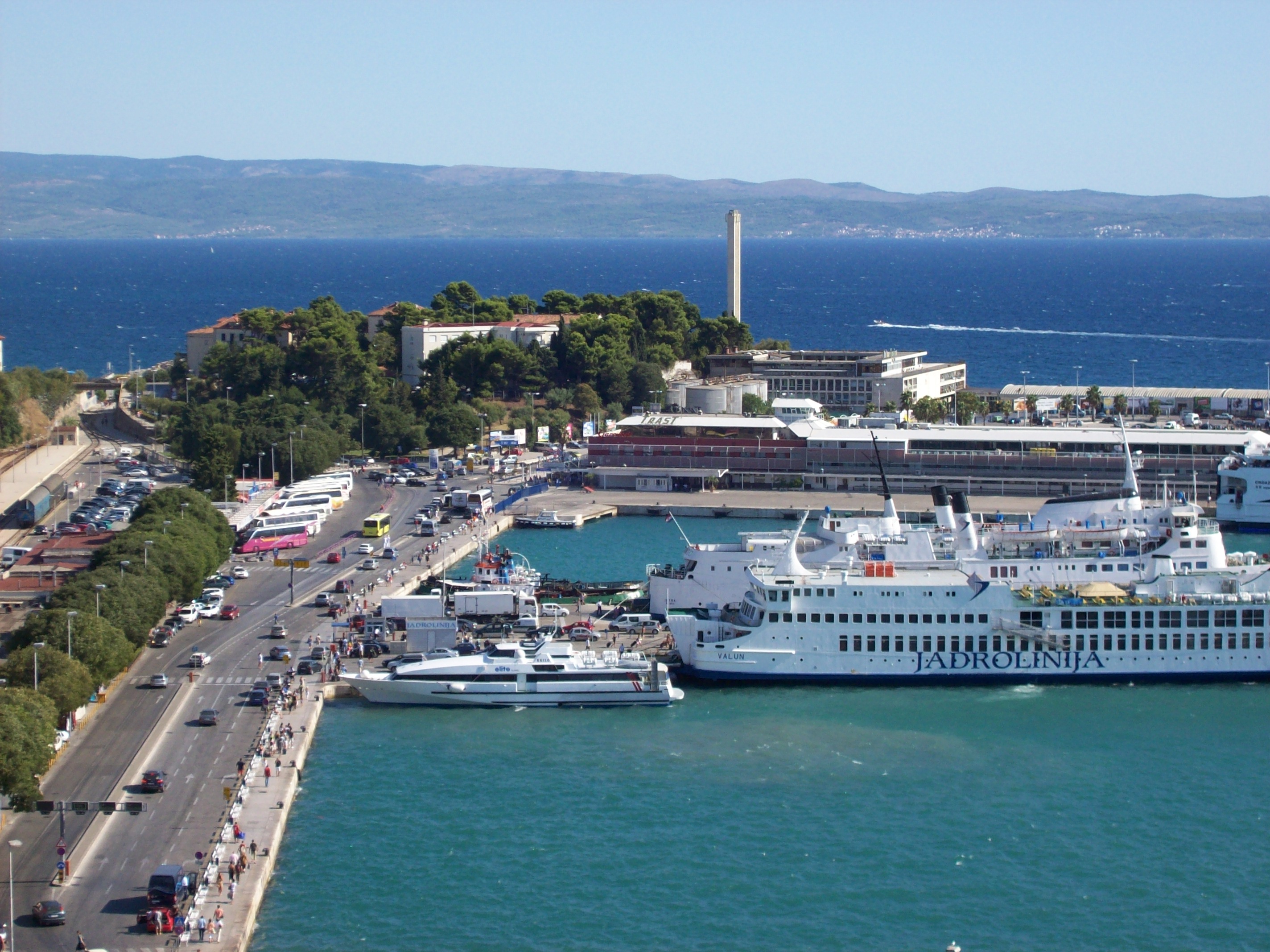 c 2008, Niels Elgaard Larsen
Split Harbour.