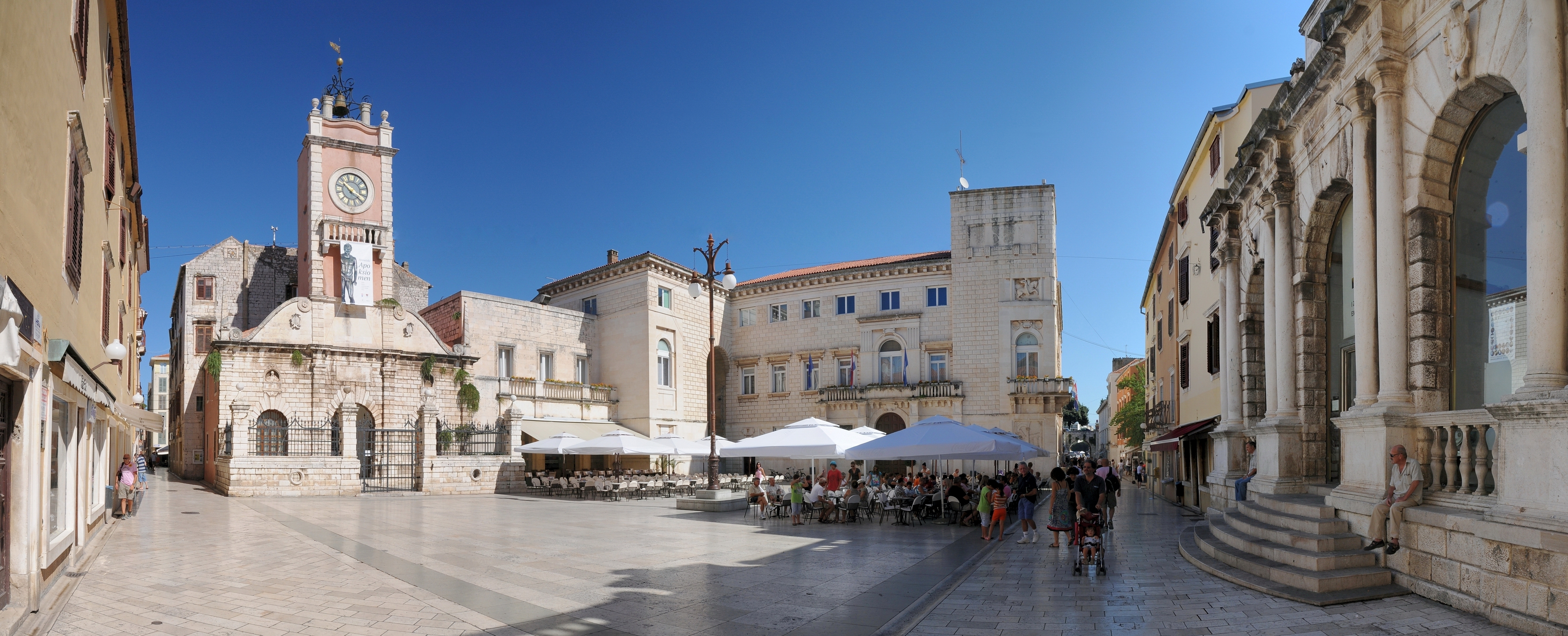 Narodni trg (People's Square), Zadar, Croatia.
