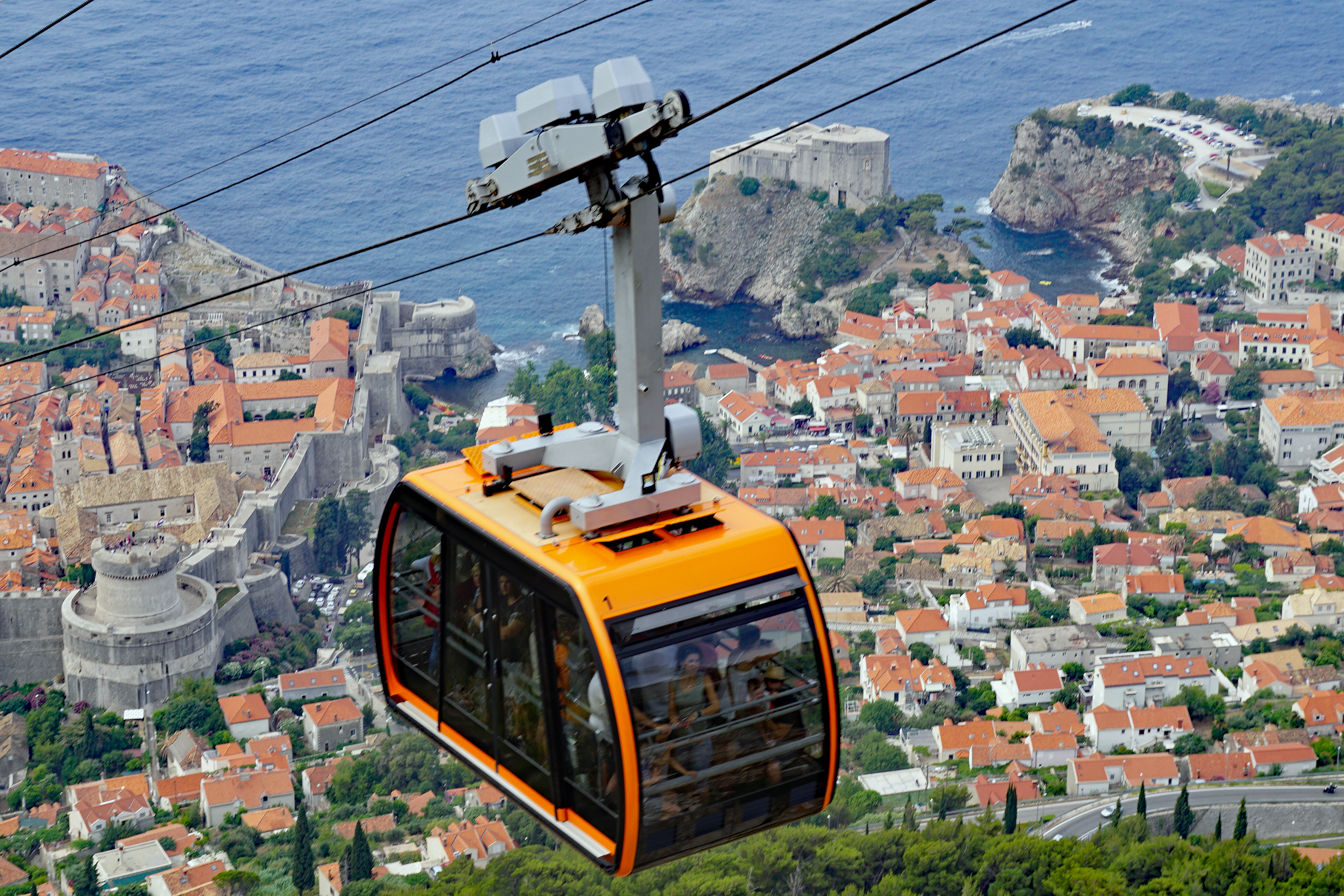 Zicara Dubrovnik aerial tram, Dubrovnik, Croatia