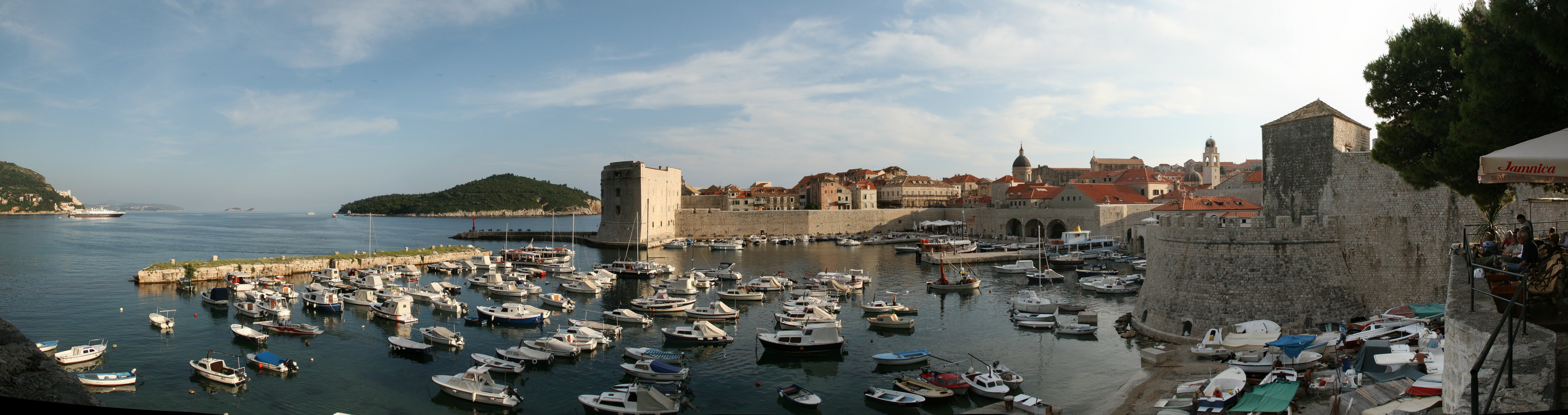 A Panoramic from Revelin, Dubrovnik.