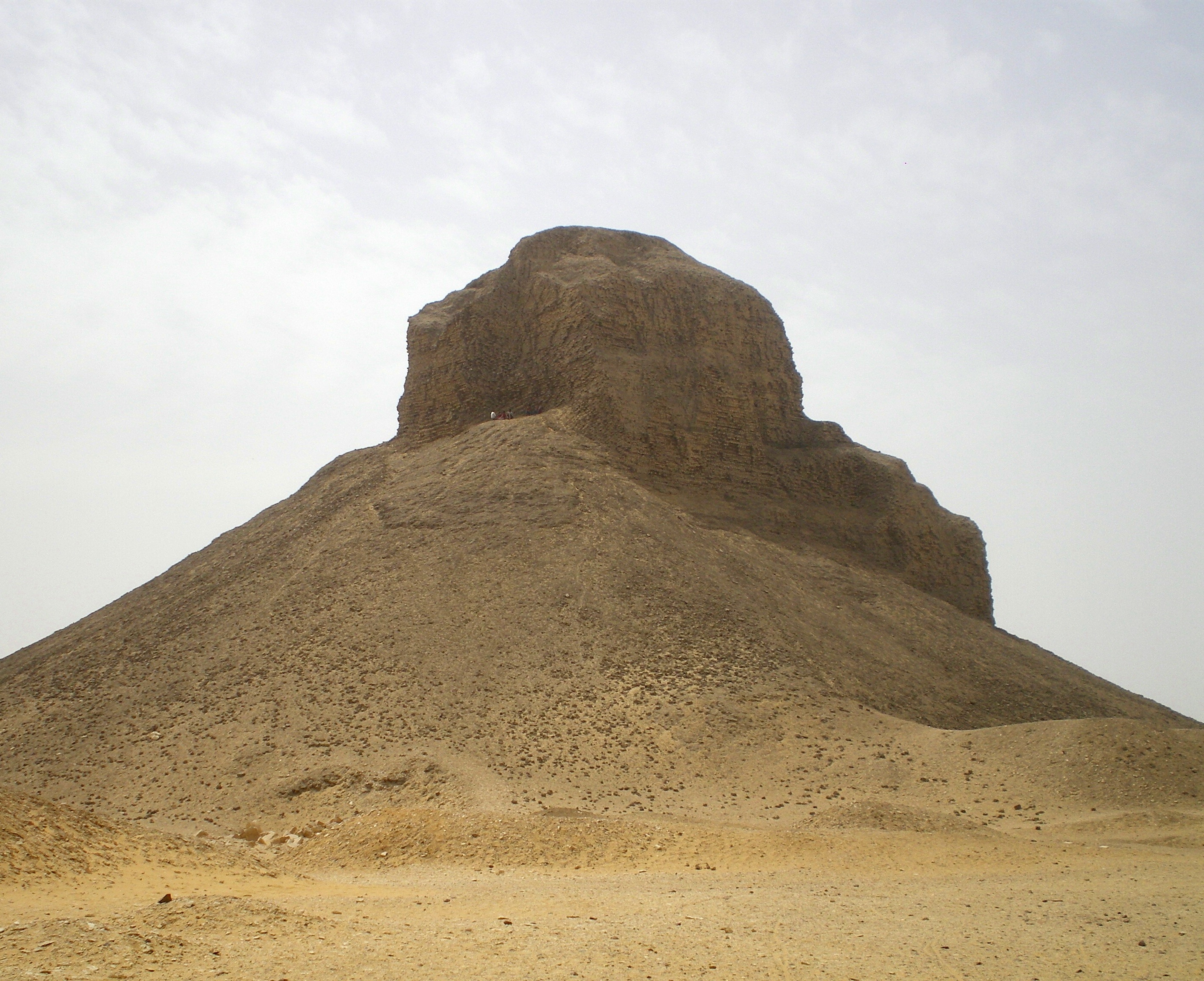 the so-called "Black Pyramid" of king Amenemhat III. (12th Dynasty) at Dahshur