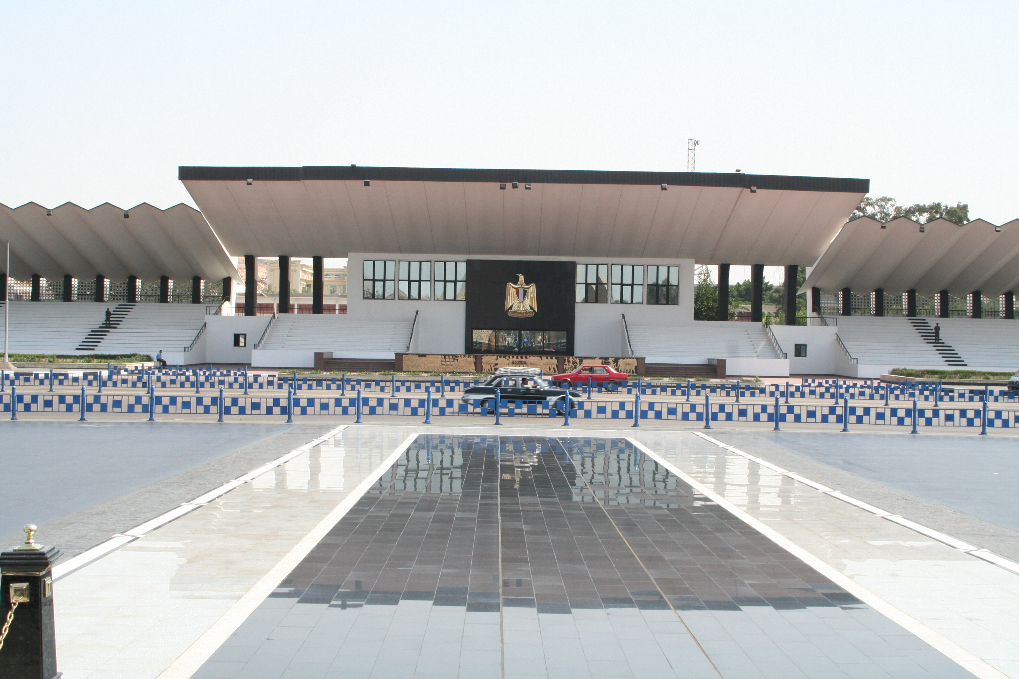 Tomb of the unknown Soldier, and Tomb of Anwar as-Sadat, in Nasr City, Greater Cairo.