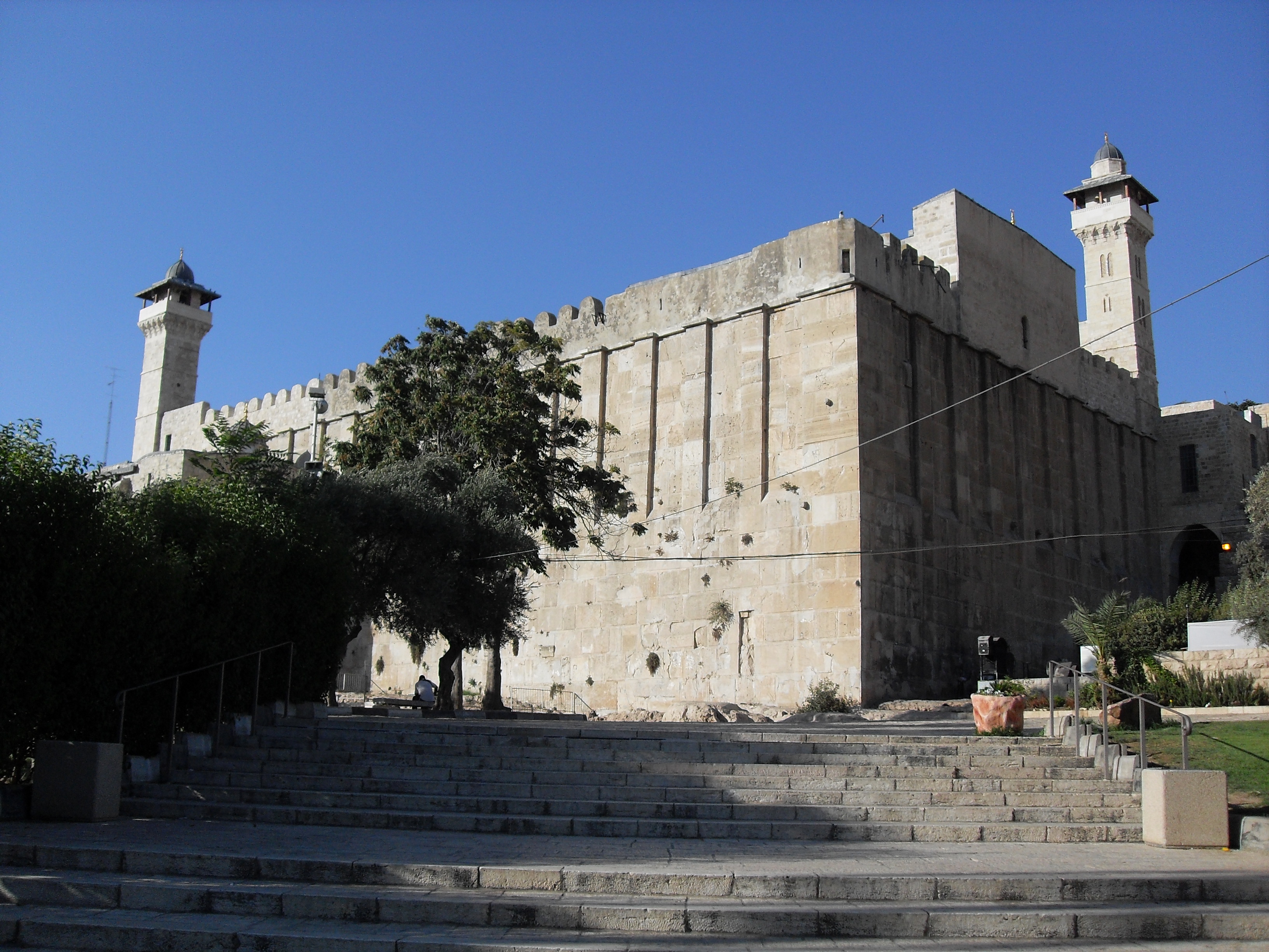 Palestine, Hebron, Cave of the Patriarchs from the south.