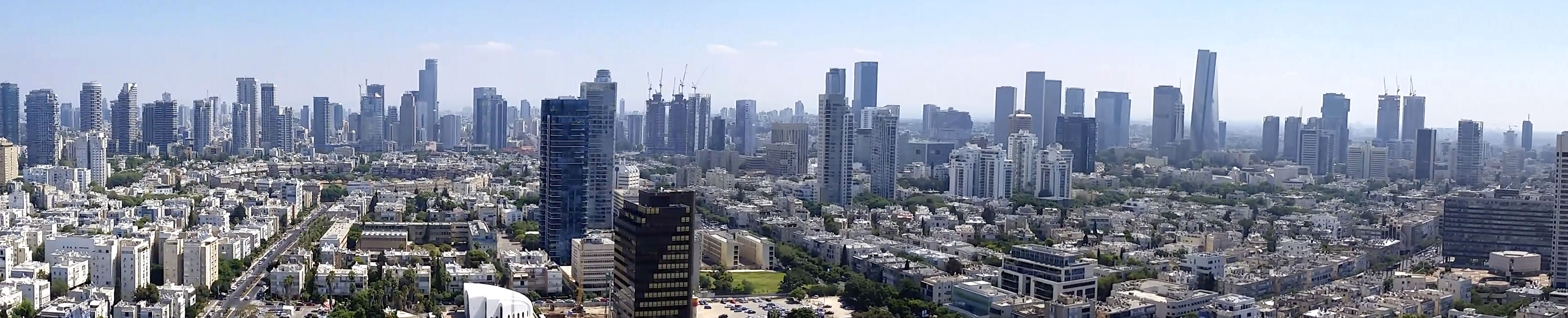 Panorama of the city of Tel Aviv