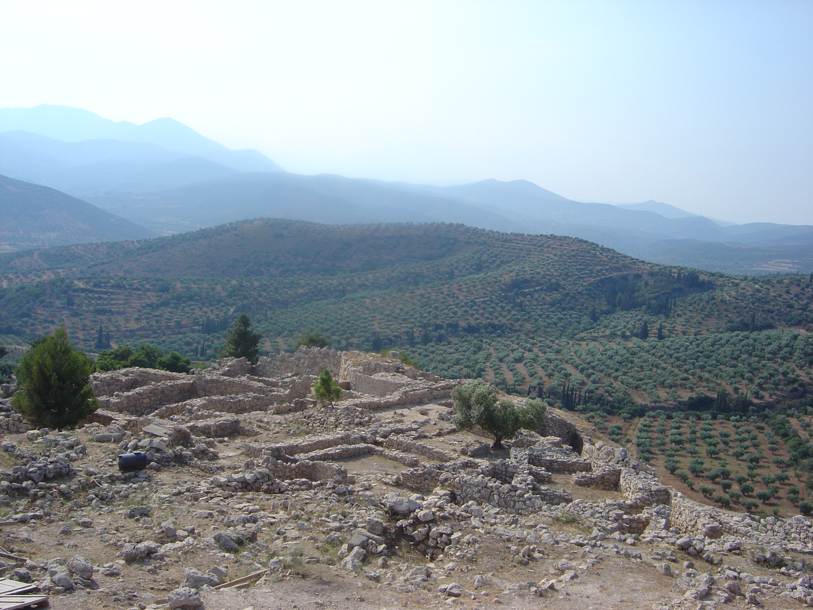 ruins in Mycenae