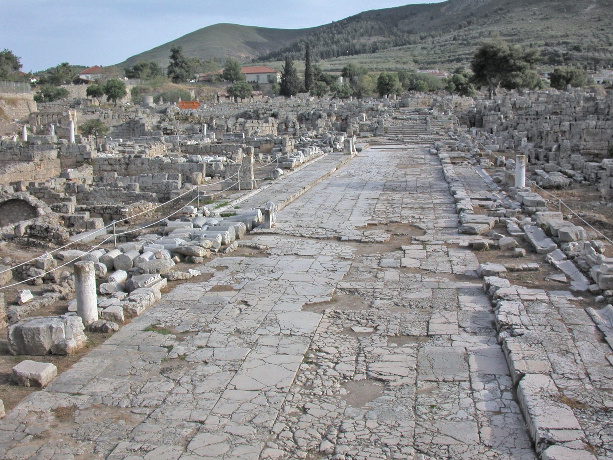 Ancient Corinth, urban street