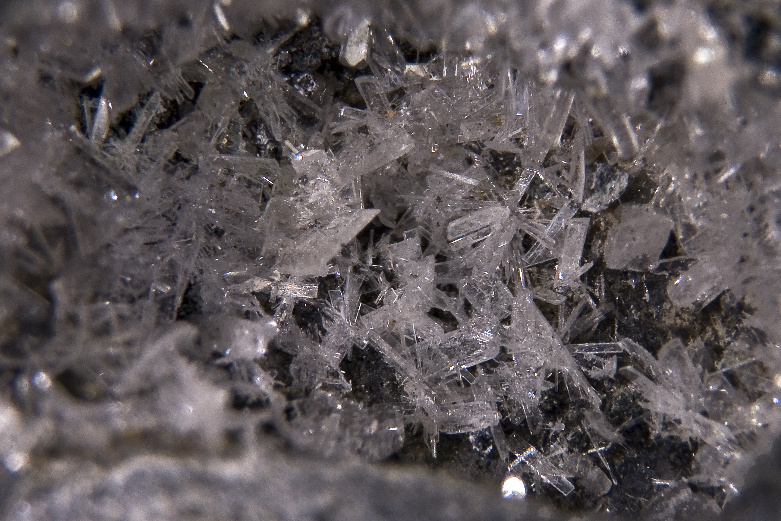 Laurionite
Locality : Thorikos Bay slag locality, Thorikos area, Lavrion District slag localities, Lavrion (Laurion; Laurium) District, Attikí (Attica; Attika) Prefecture, Greece  ::Size :view 1.4x0.6cm