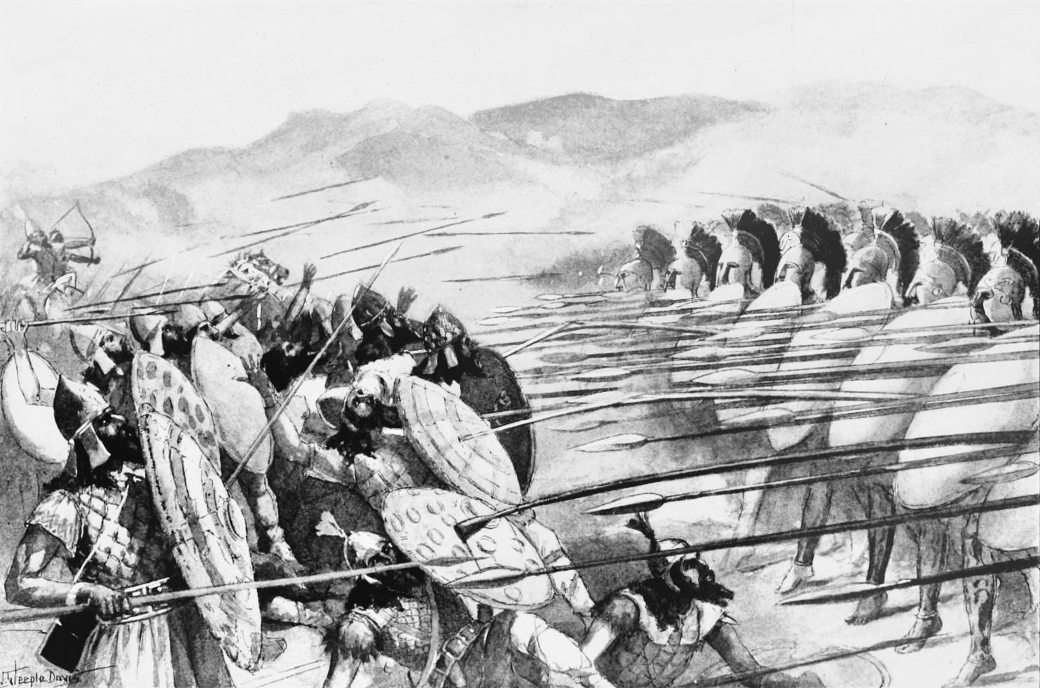 Scene of the Battle of Plataea