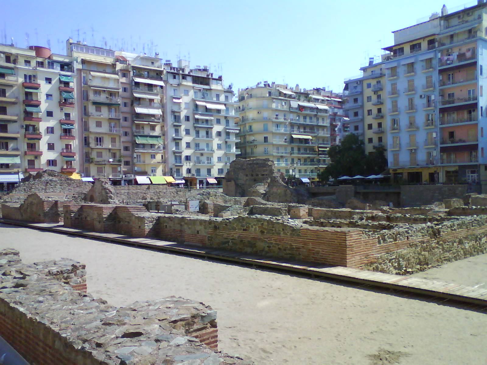 The palace of Galerius in Thessaloniki.