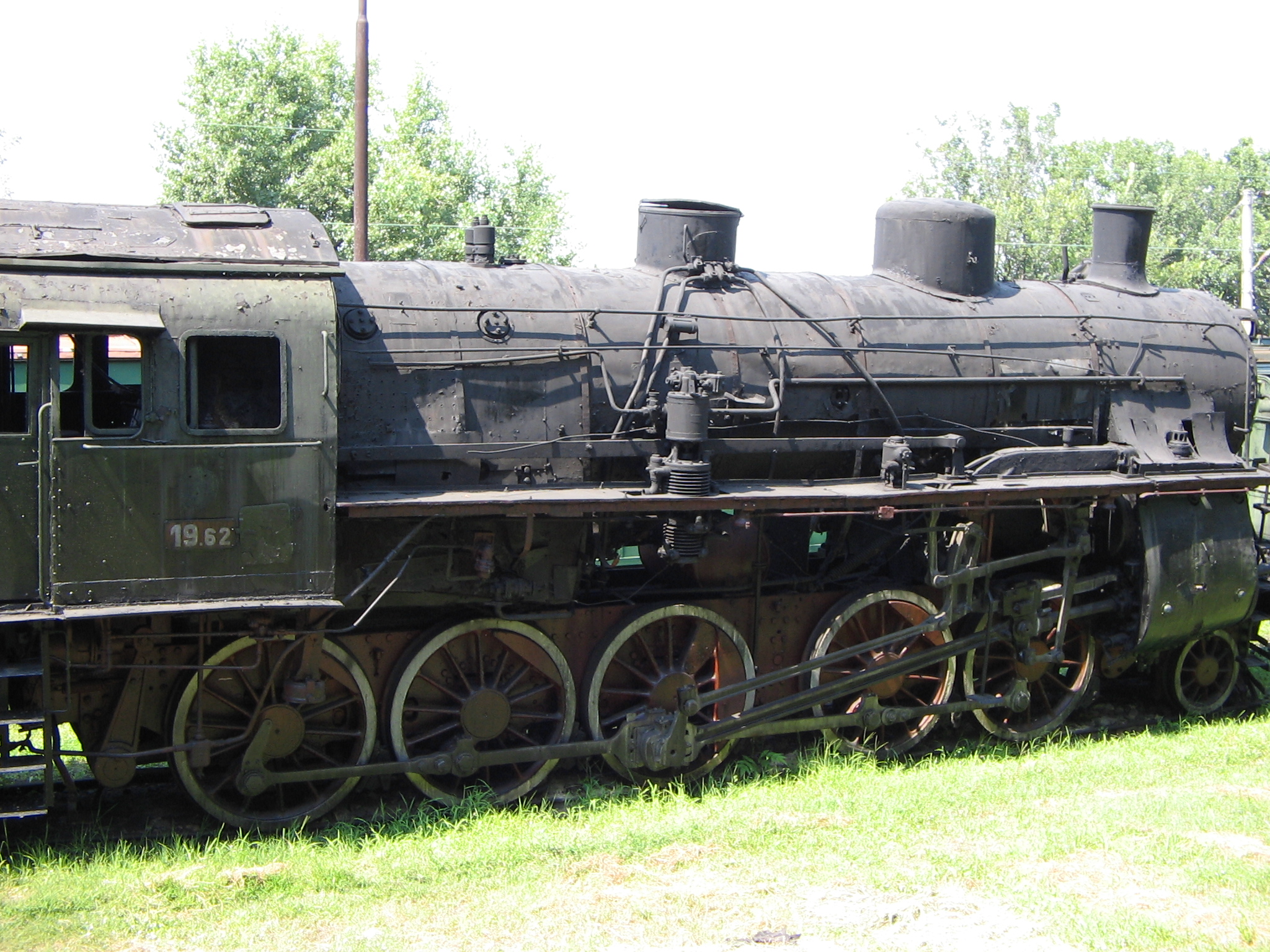 An exponent from the National Transport Museum in Rousse, Bulgaria. An engine.