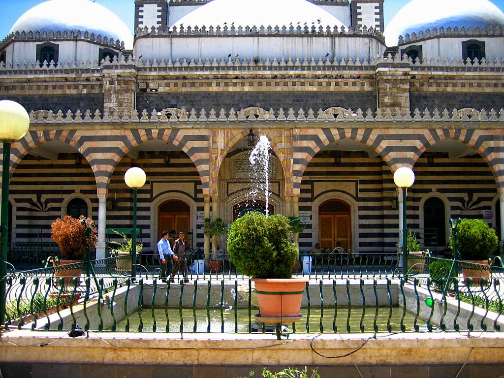 Courtyard of Khalid ibn al-Walid Mosque - Hims, Syria.