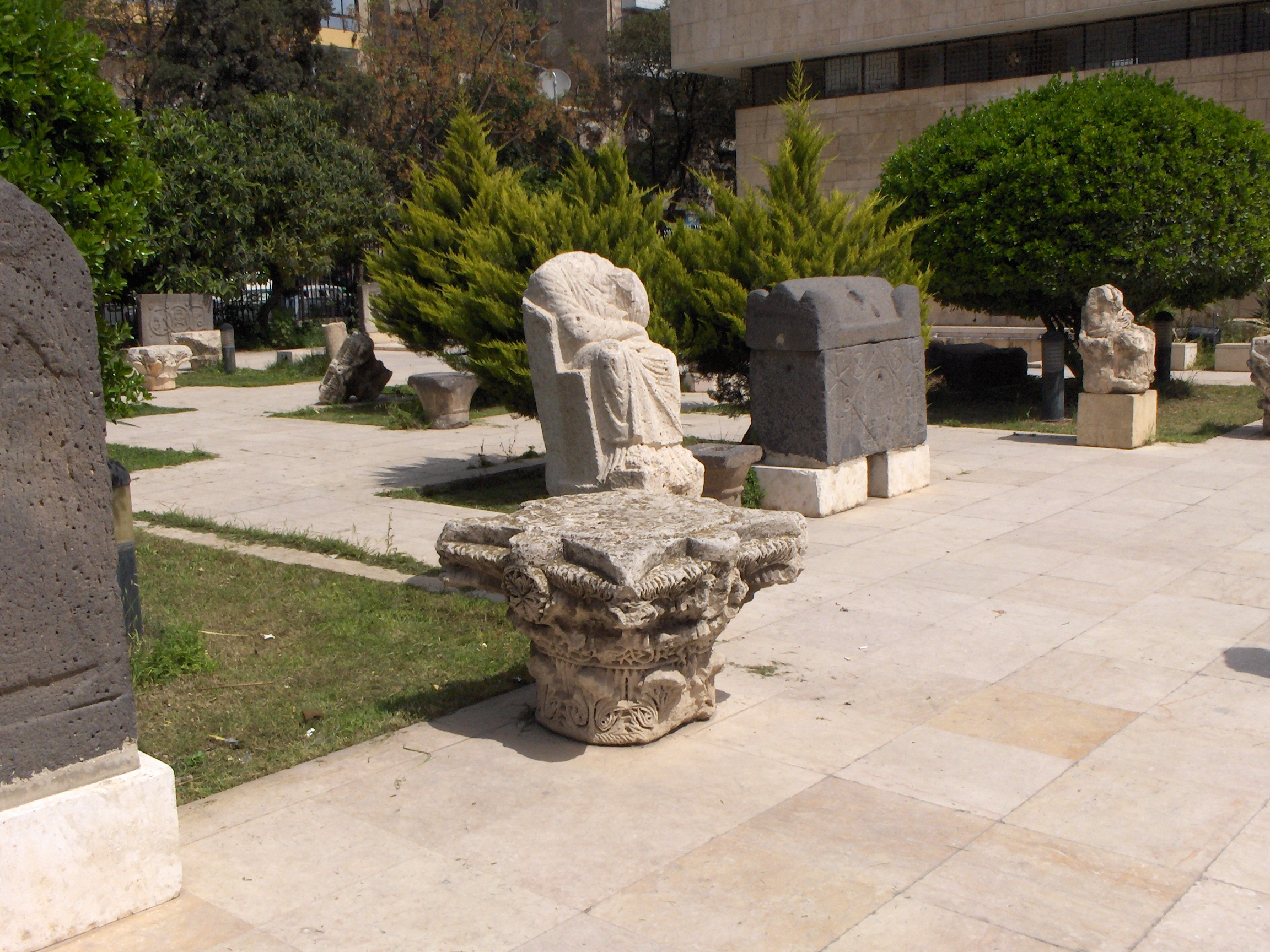 Garden of the National Museum of Aleppo