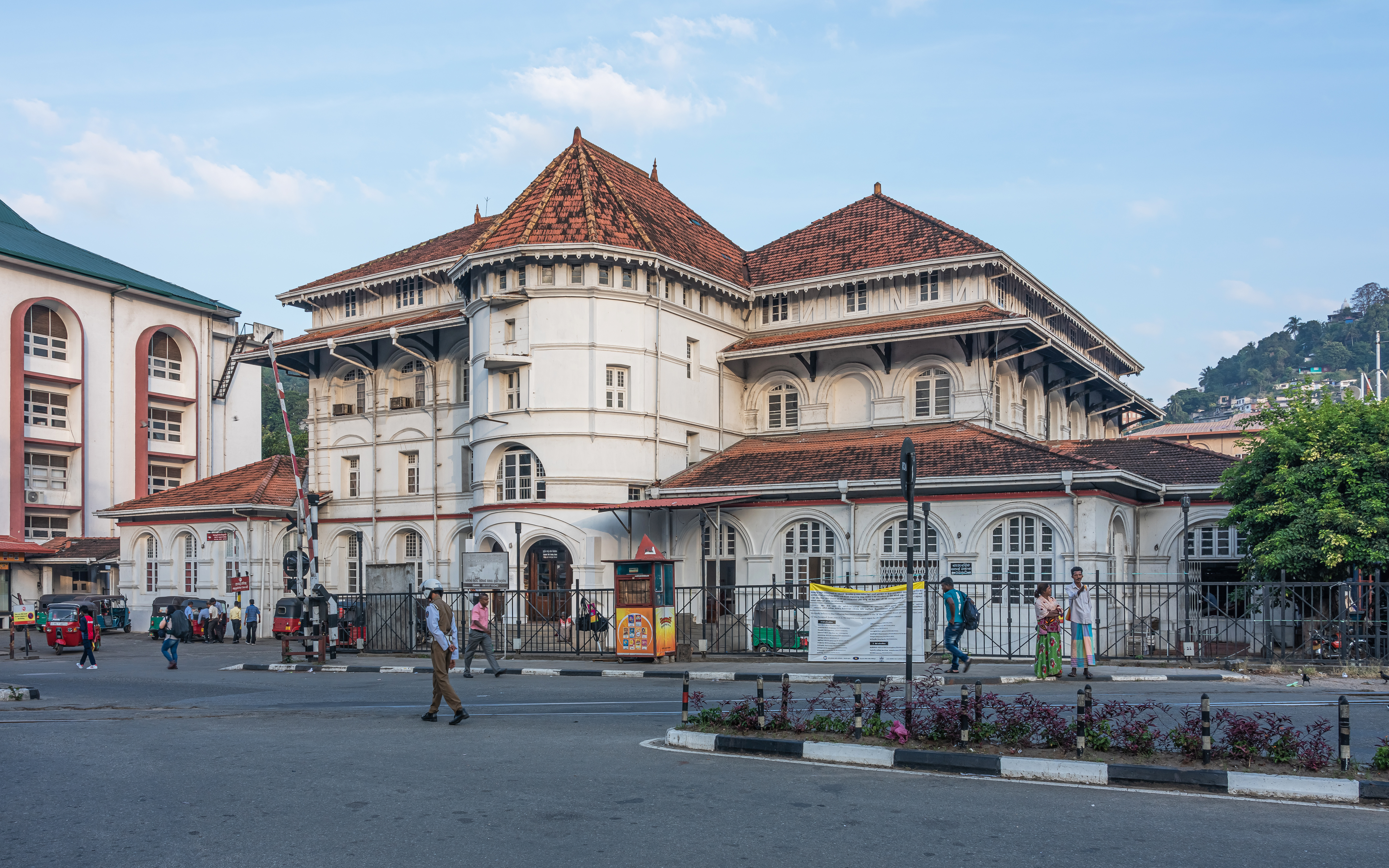 Old post office at the railway station in Kandy, Sri Lanka