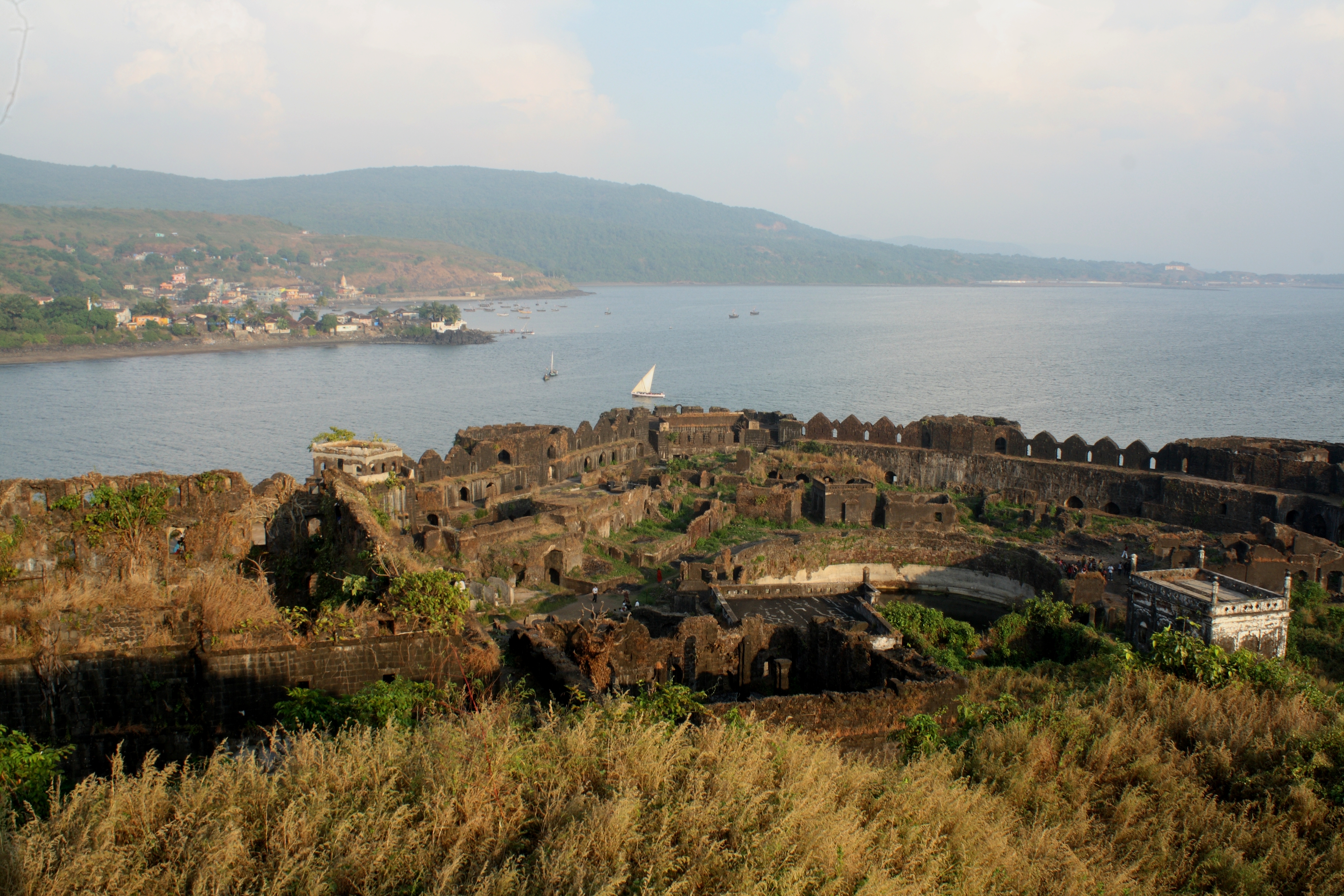 Murud-Janjira is a fort situated on an island just off the coastal village of Murud, in the Raigad district of Maharashtra. Photo by Dr. Raju Kasambe
