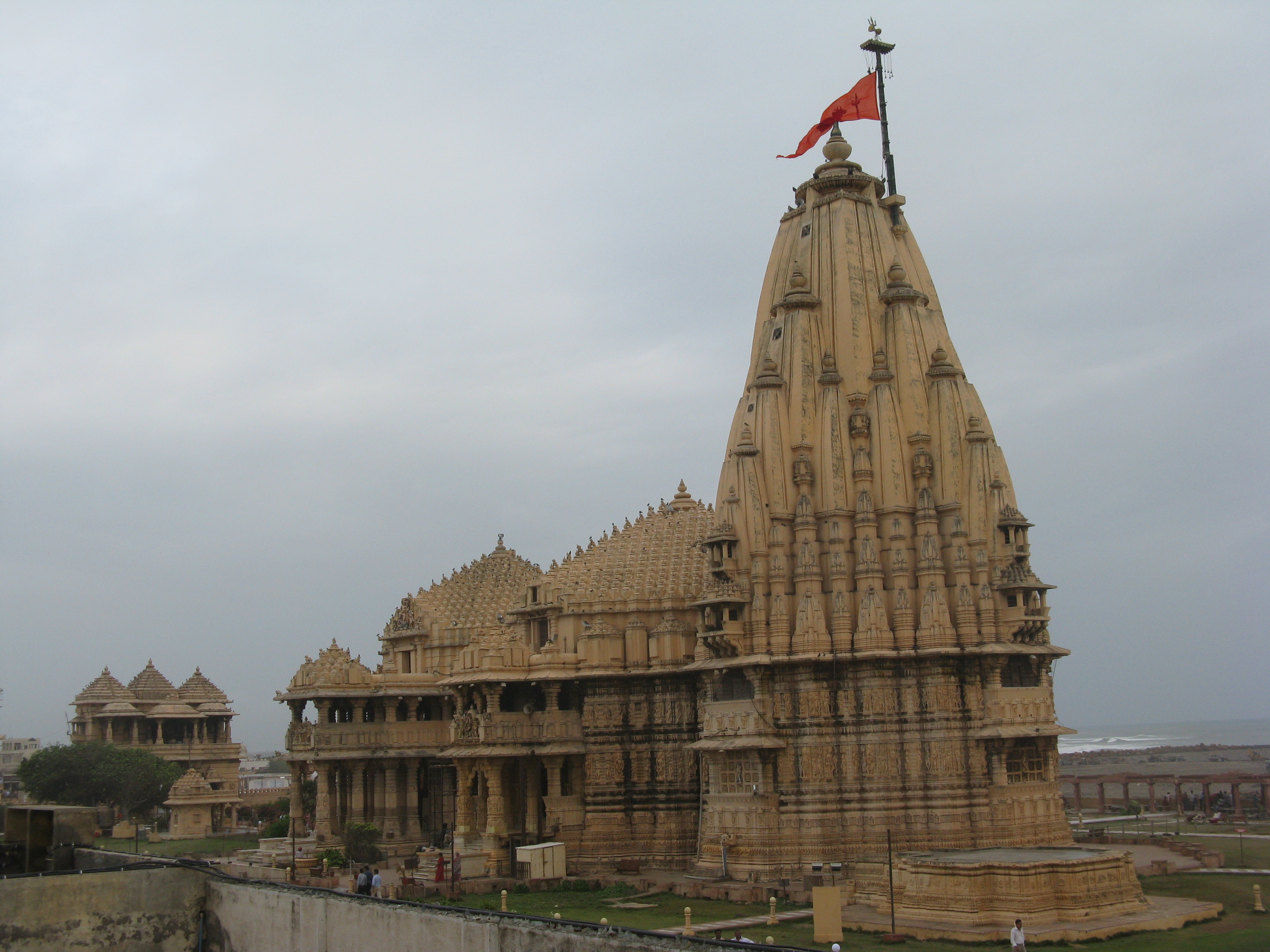 The temple at Somnath at dawn