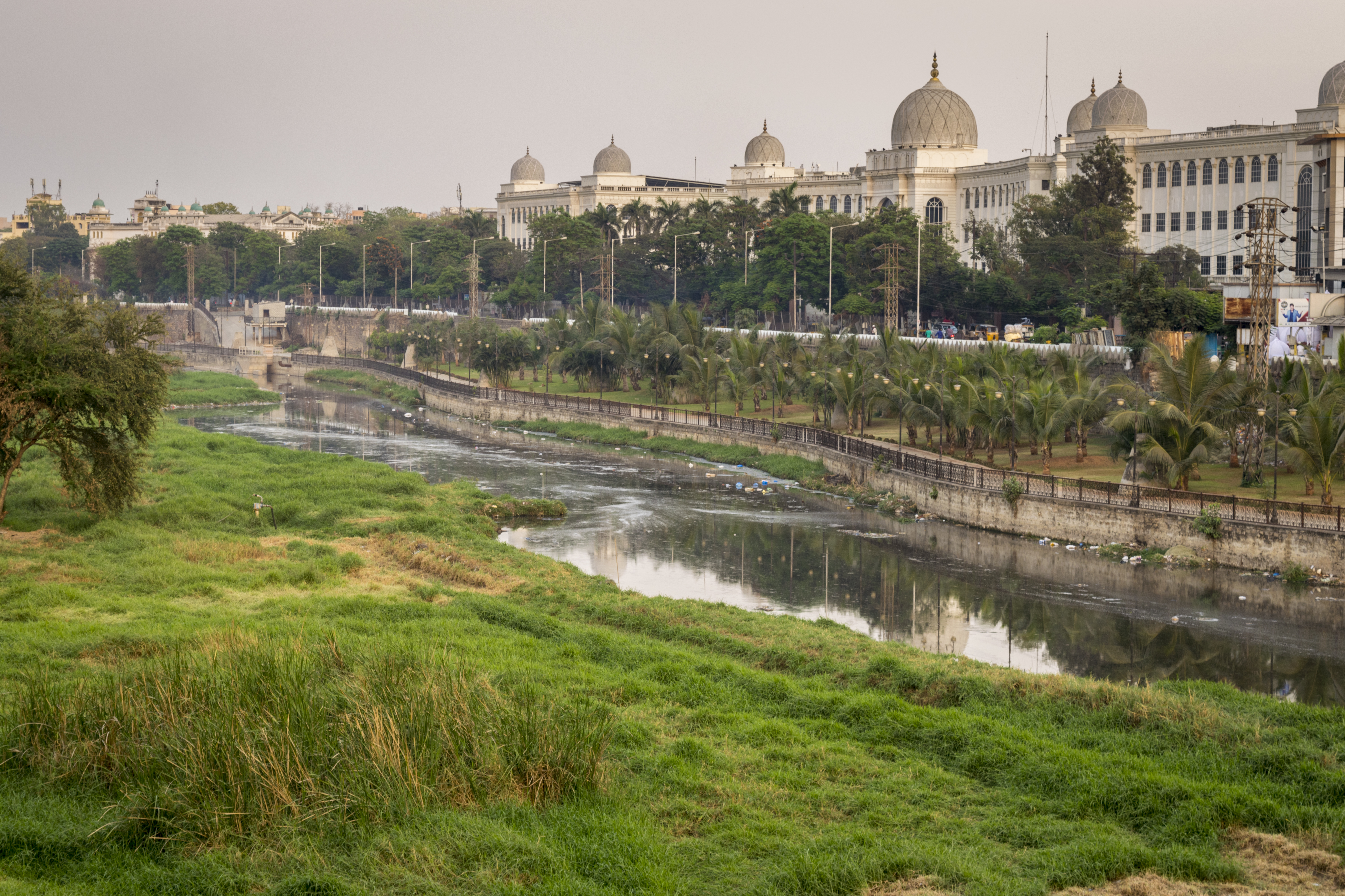 Musi river and salar jung museum