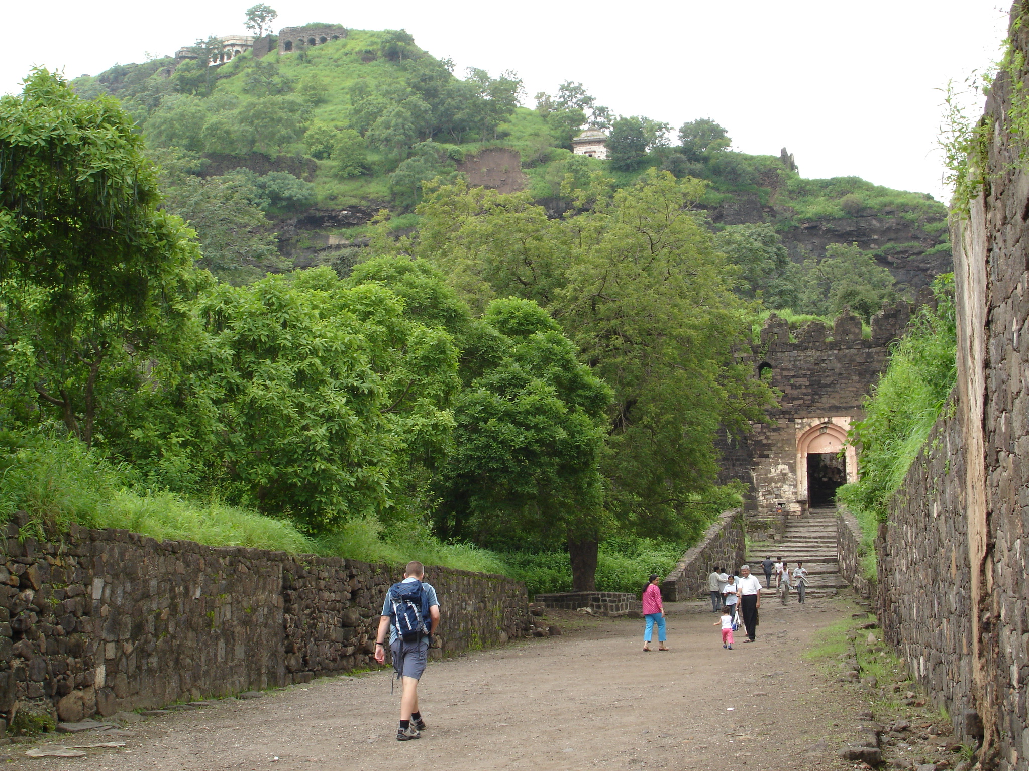 Track within Daulatabad Fort.
