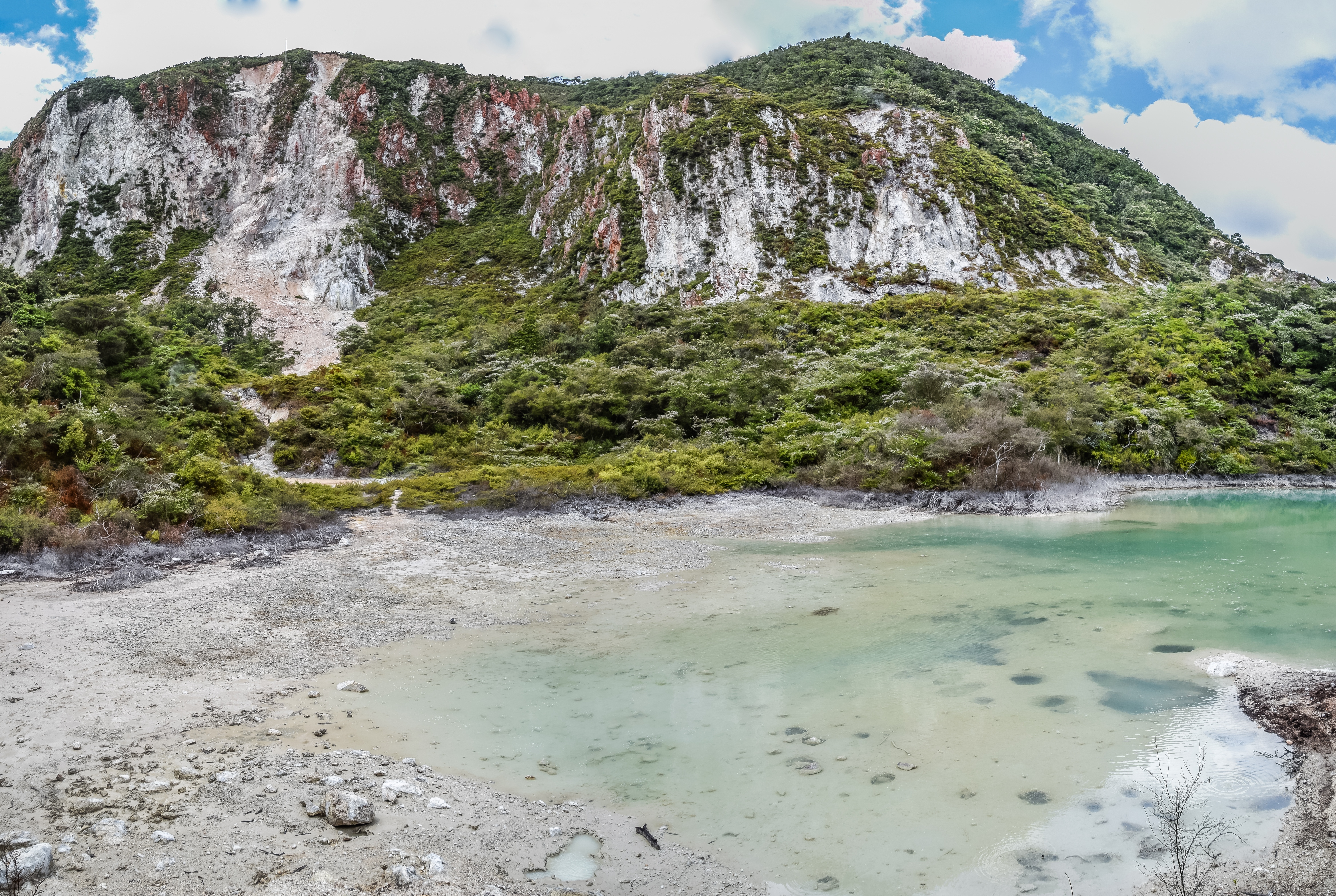 Rainbow Mountain Scenic Reserve in Waiotapu, Waikato Region, North Island of New Zealand