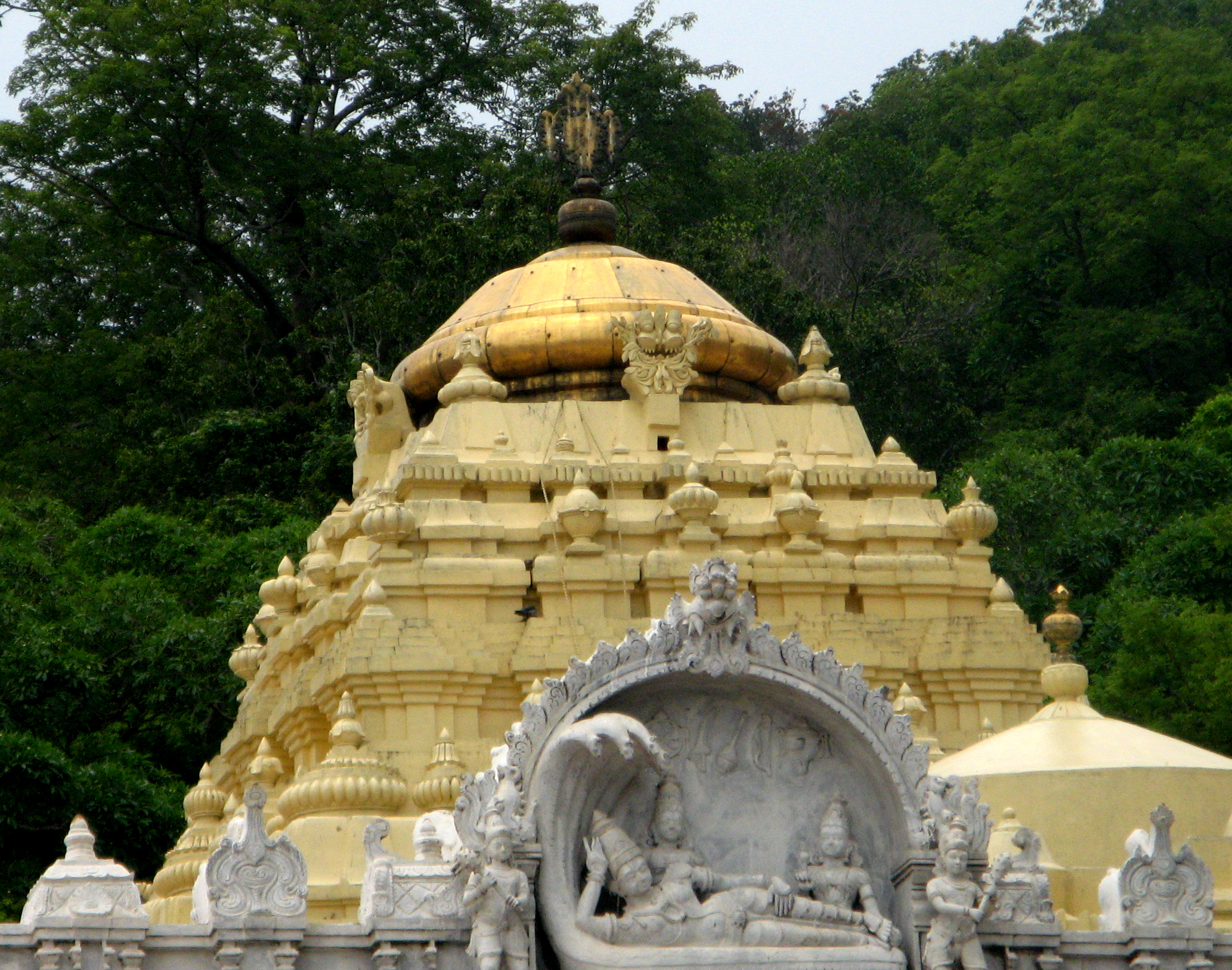 Simhachalam Temple Vimana Gopuram (dome)  View, Simhachalam, Visakhapatnam
