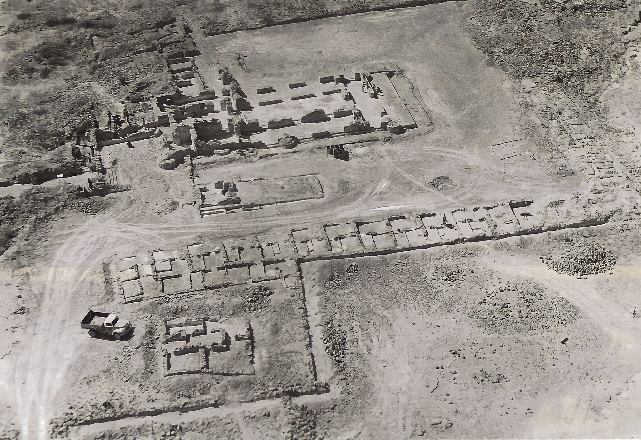 Remains of an East Syriac Christian monastery located on Kharg Island, Iran.