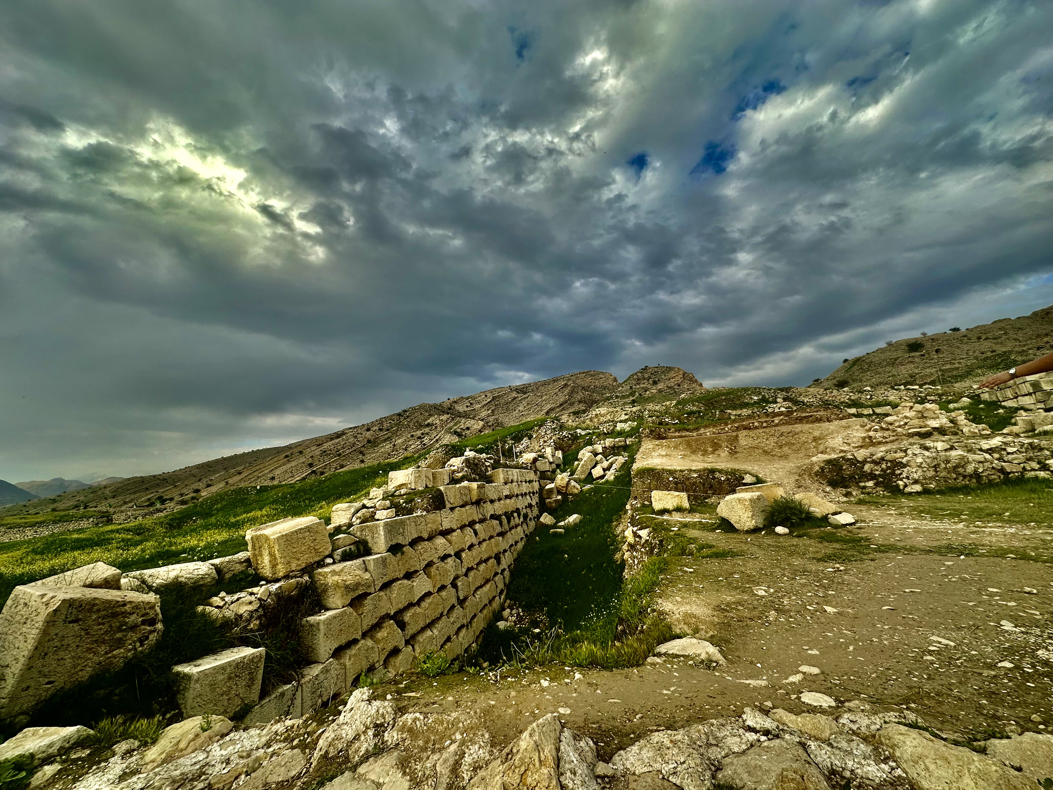 Palace of Valerian (Roman Emperor) in Bishapur city (Capital of Sasanian Empire) in Kazerun county - Iran