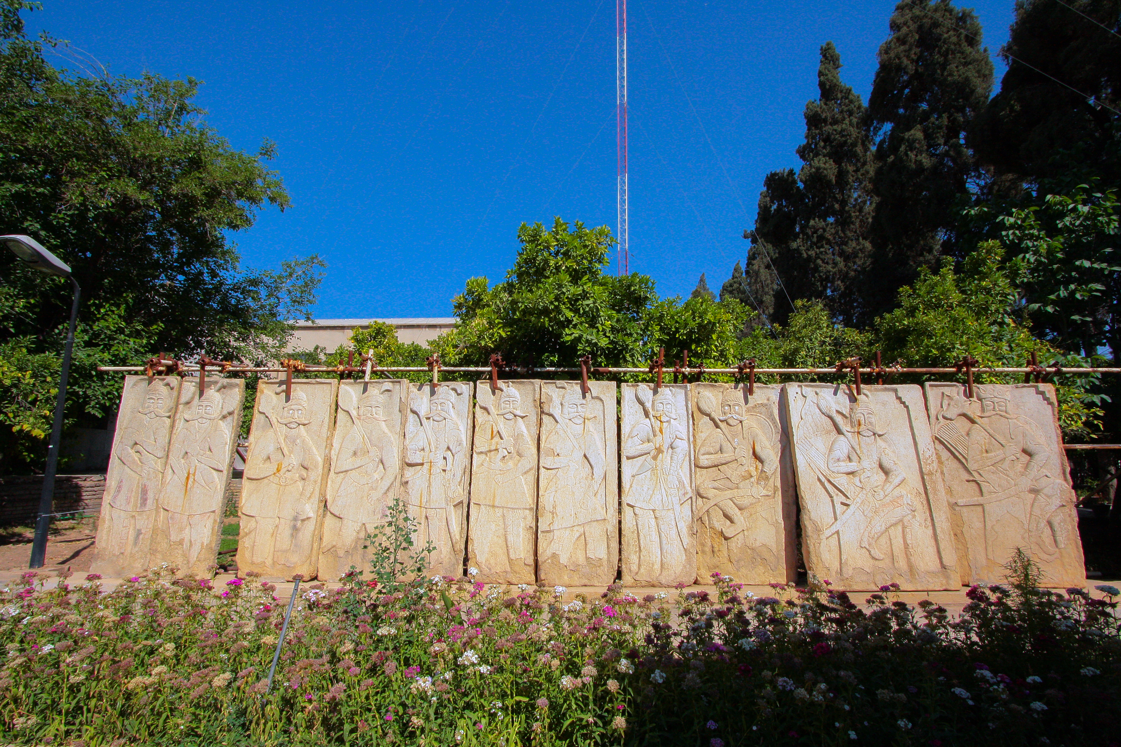 This is a photo of a monument in Iran identified by the ID