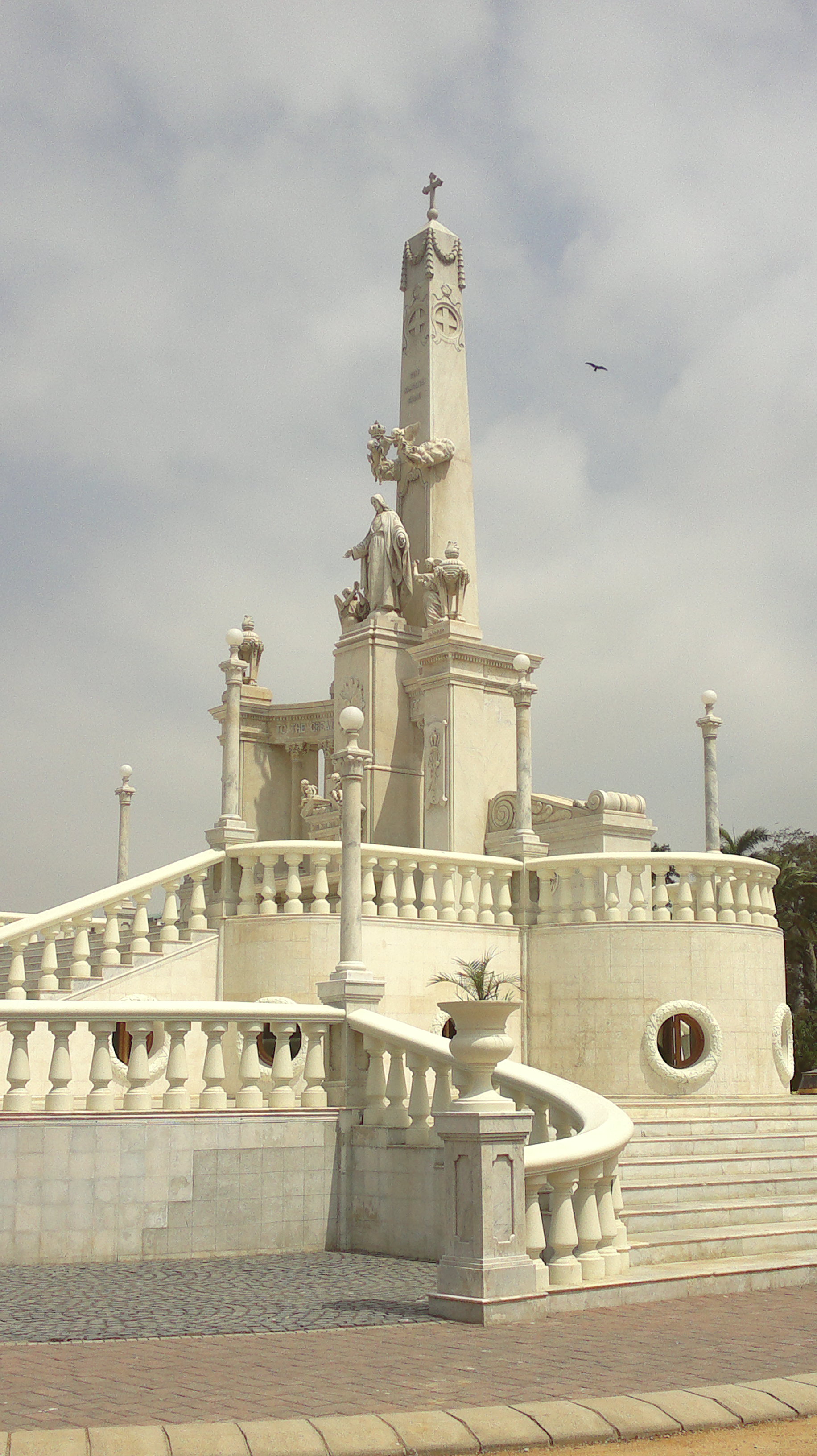 This is a photo of a monument in Pakistan identified as the