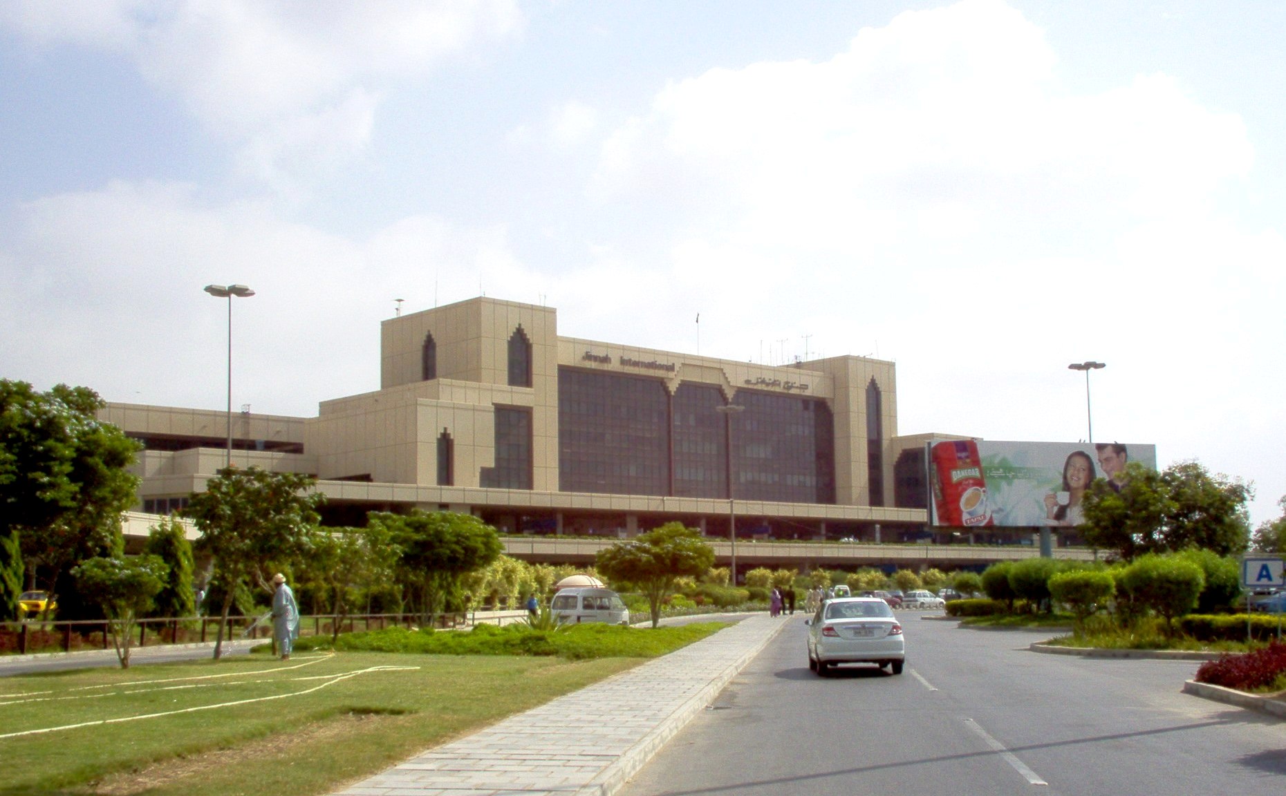 The Jinnah Terminal of the Karachi International Airport, Karachi, Pakistan