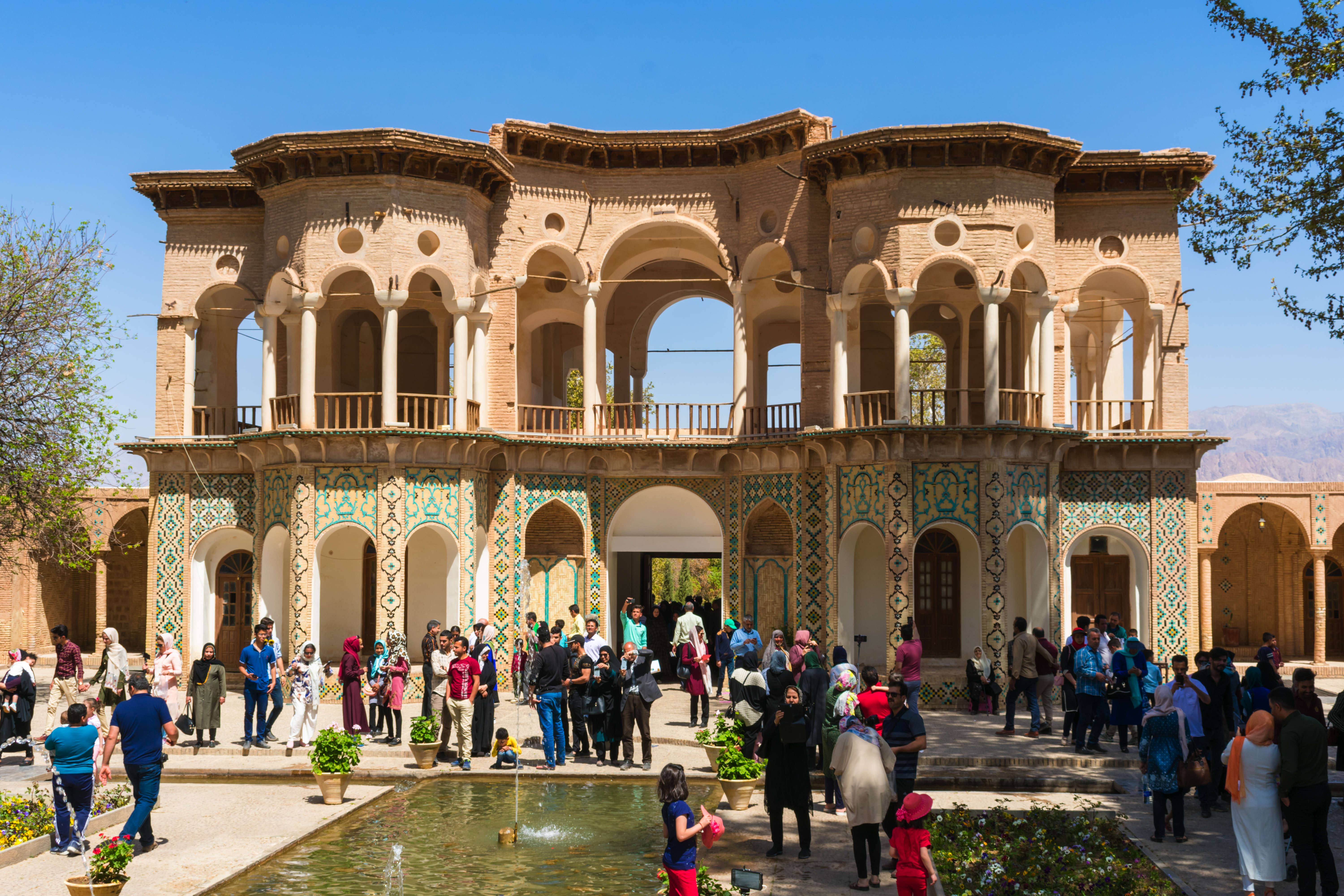 This is a photo of a monument in Iran identified by the ID