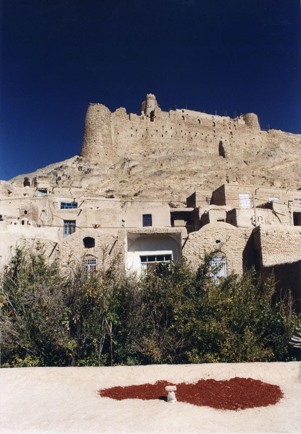 A picture of Furg citadel while on top of a house in South Khorasan Province, Iran.