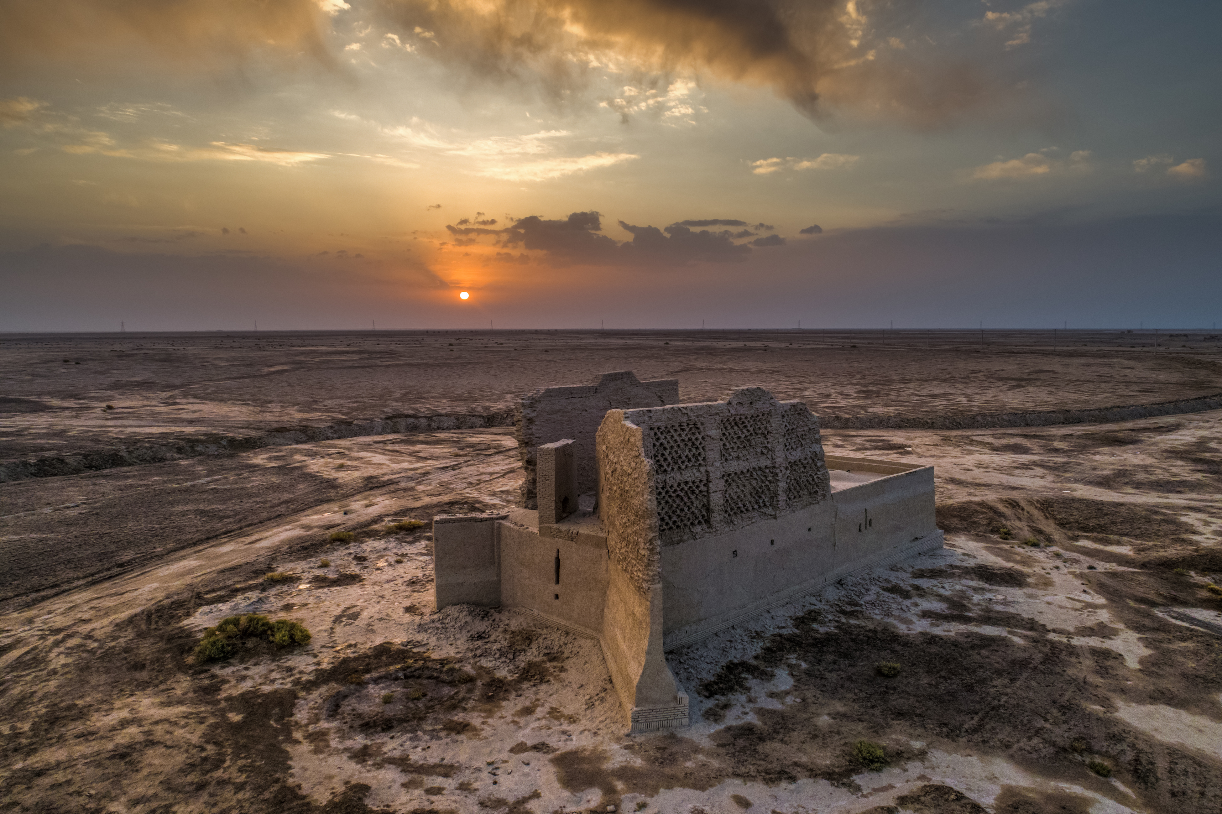 Asbad (windmills) in Sistan, Iran